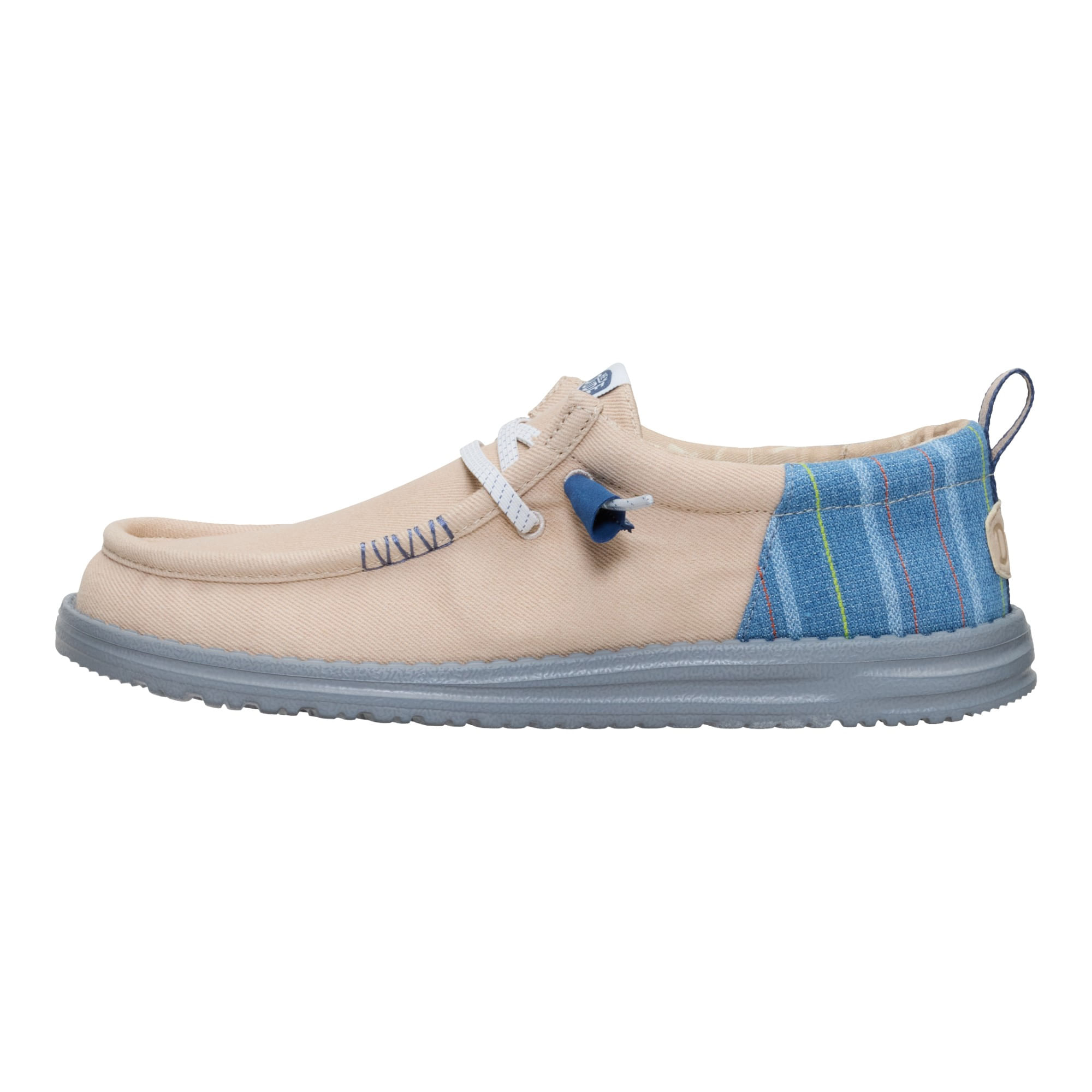 Hey-Dude-Wally-Funk-Striped-Denim-Shoe---Men-s-Doeskin-Tan---Multi