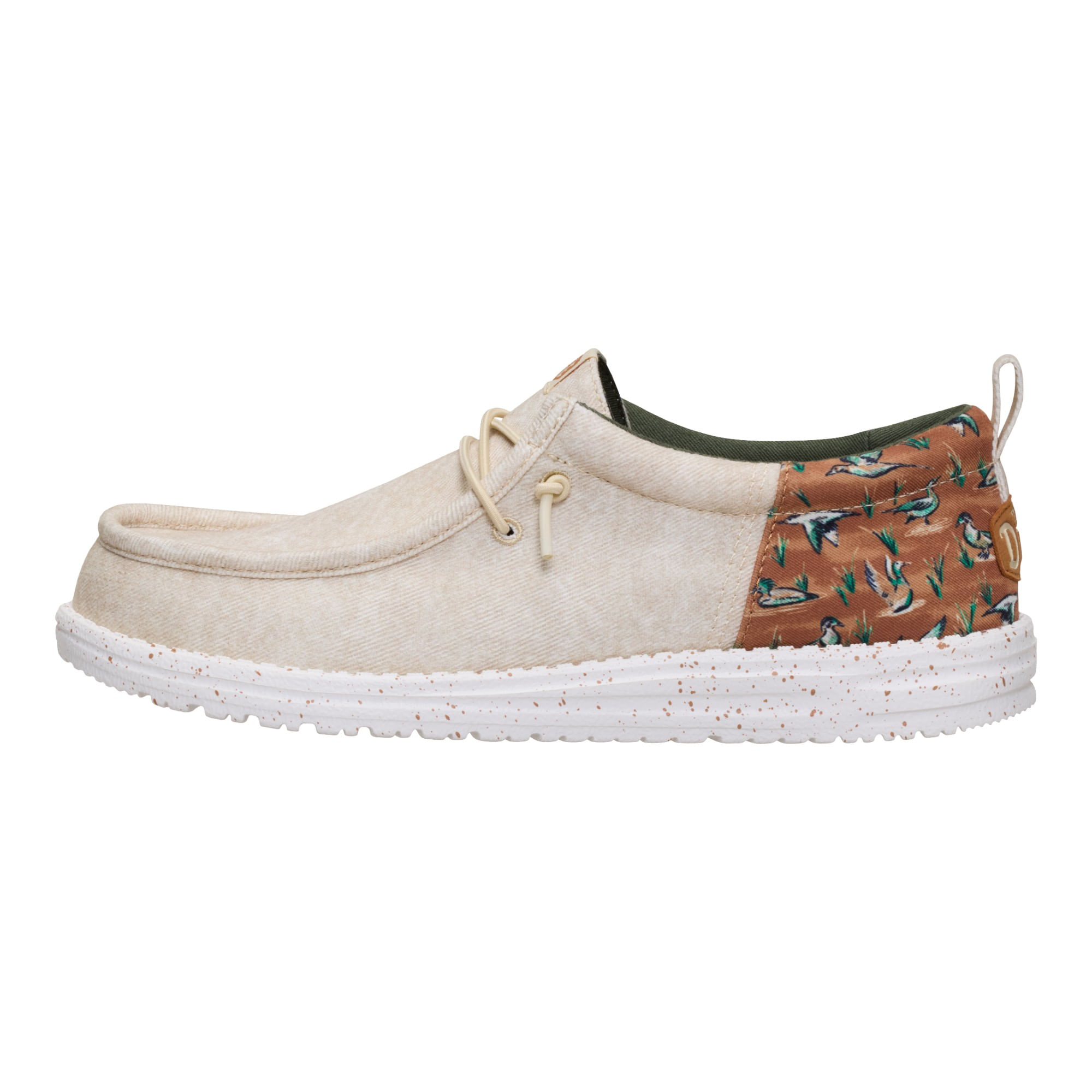 Hey-Dude-Wally-Funk-Duck-Print-Shoe---Men-s-Wood-Ash---Multi