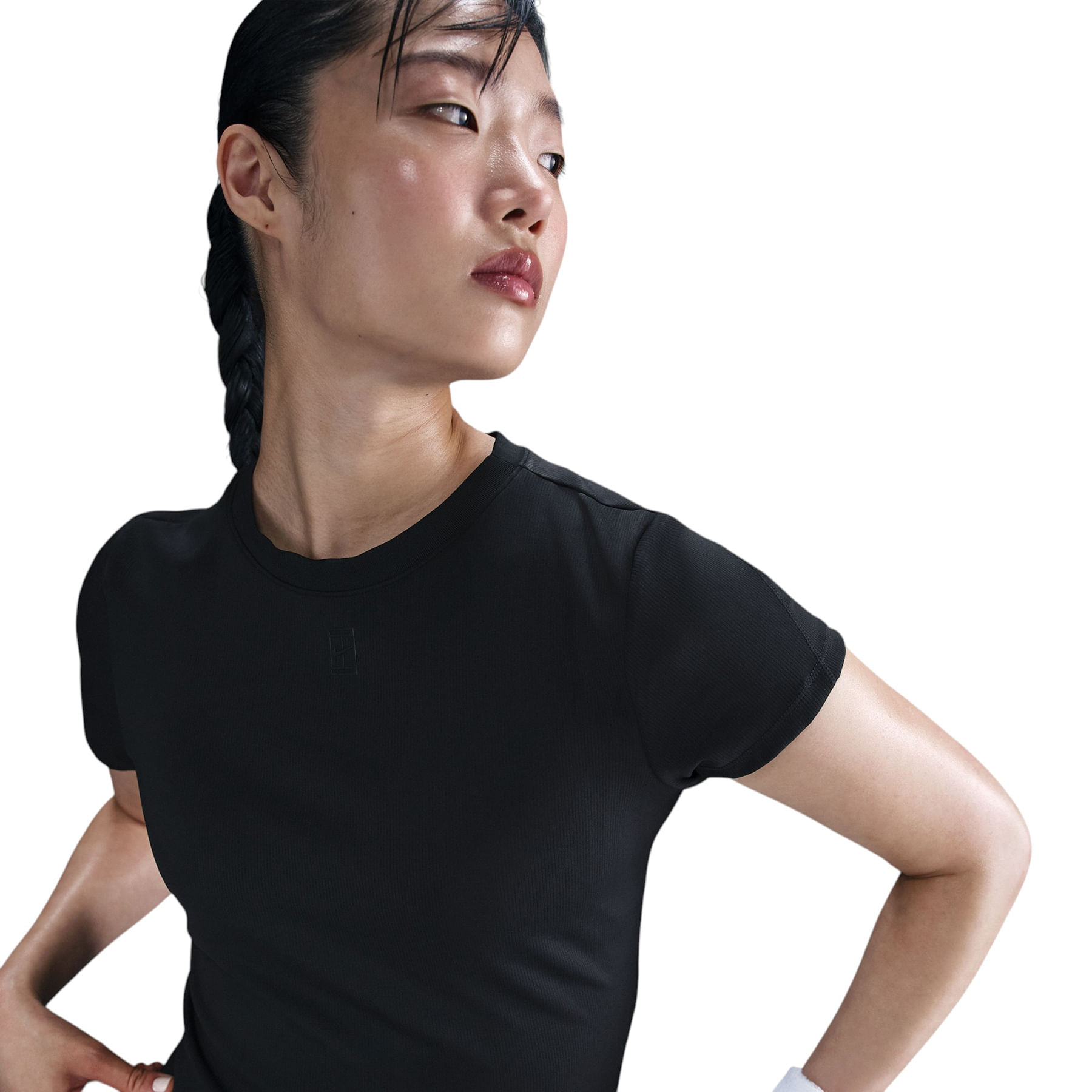NIKE-W-NKCT-DF-ADVTG-SS-TOP-Black---Black