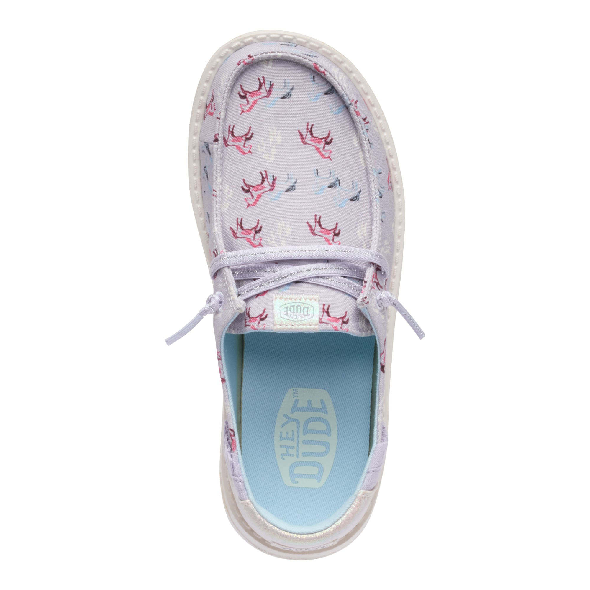 Hey-Dude-Wendy-Unicorn-Sparkle-Shoe---Youth-Lilac