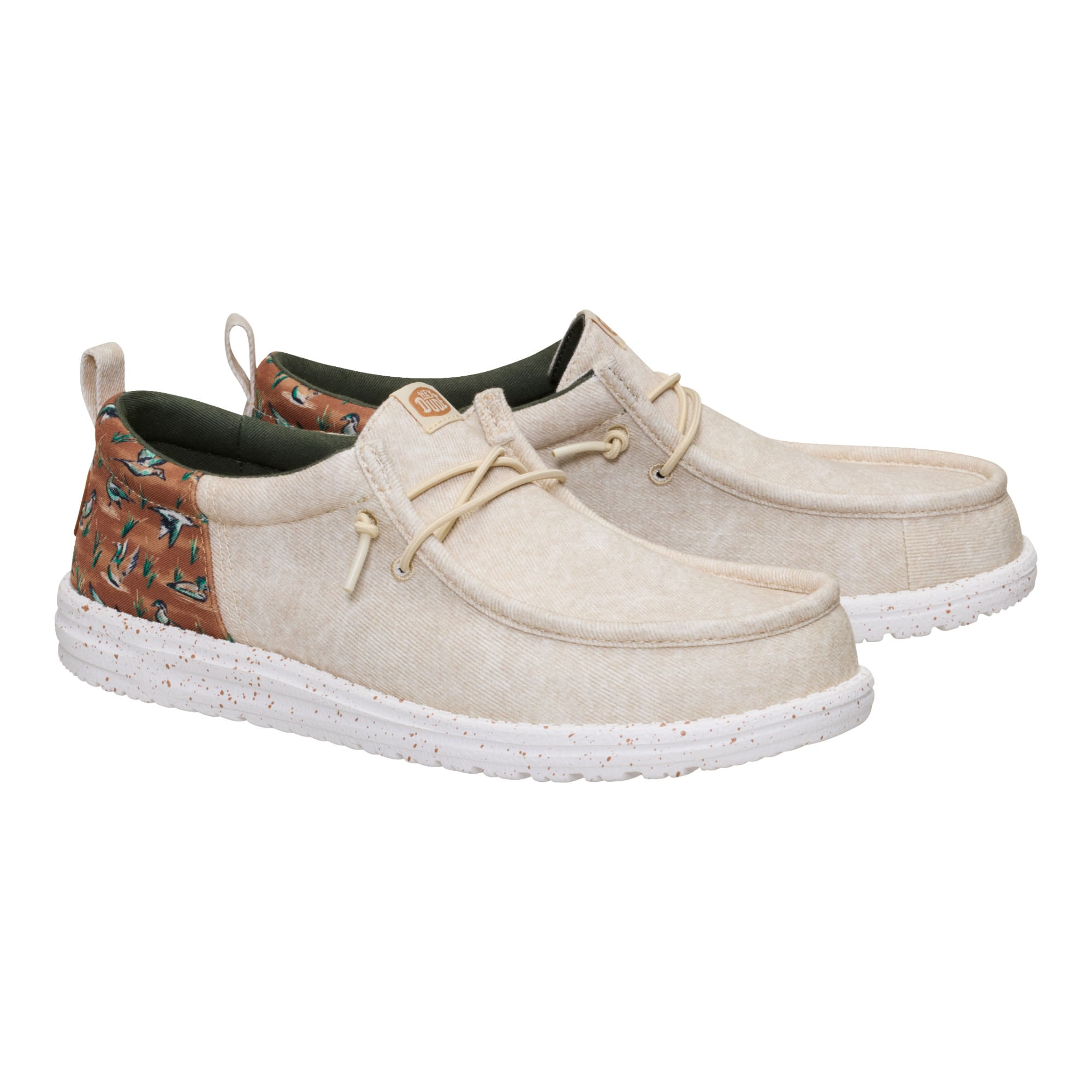 Hey-Dude-Wally-Funk-Duck-Print-Shoe---Men-s-Wood-Ash---Multi