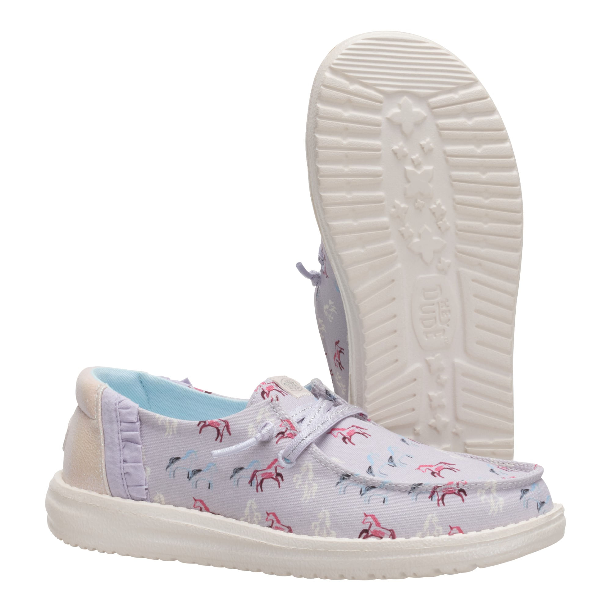 Hey-Dude-Wendy-Unicorn-Sparkle-Shoe---Youth-Lilac
