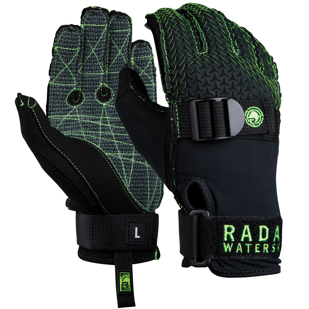 Radar-Hydro-K-Inside-out-Glove-Matte-Black---Volt-Green