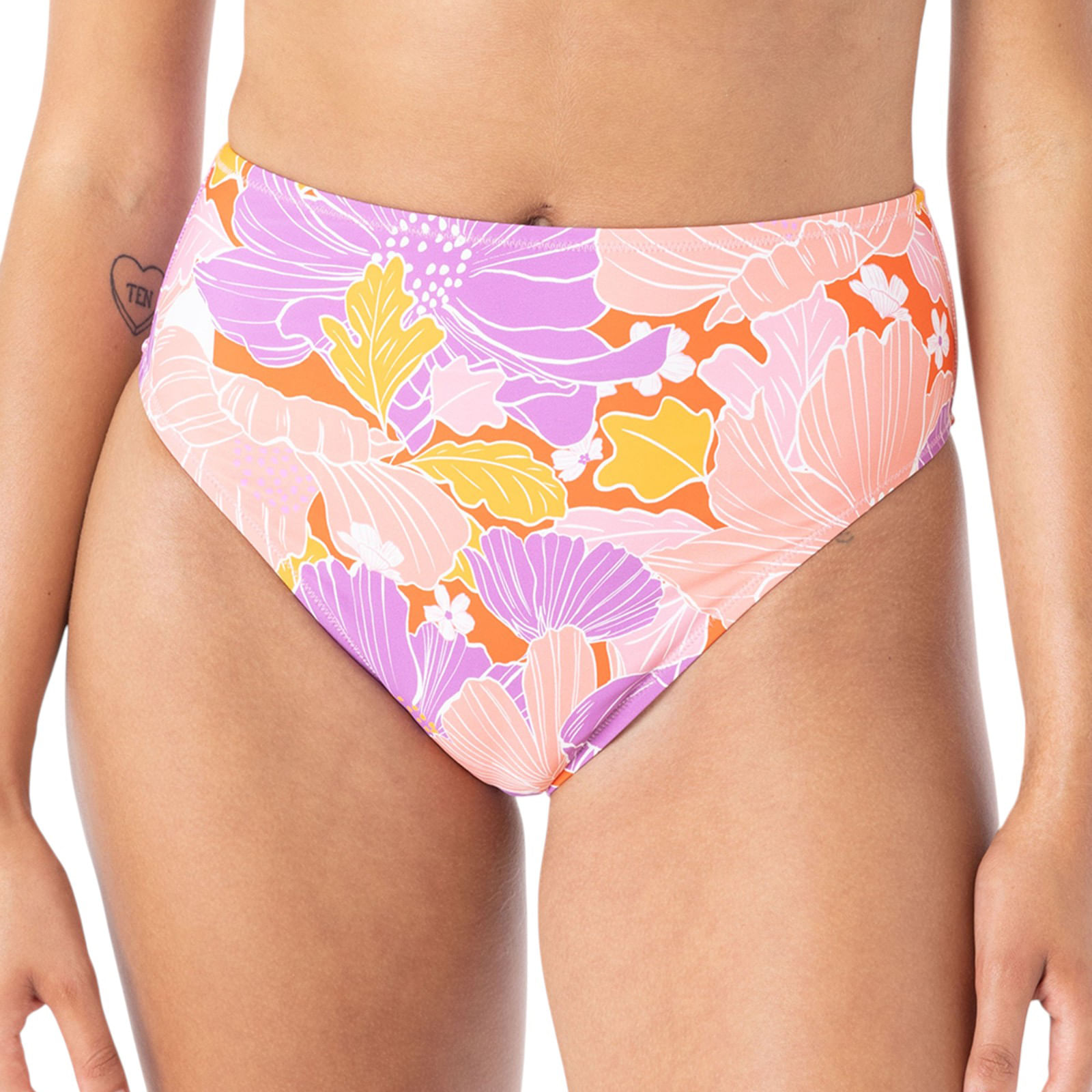 Roxy-Bell-Botttom-Blooms-High-Waist-High-Leg-Mod-Bottom---Women-s-Lilac-Multi