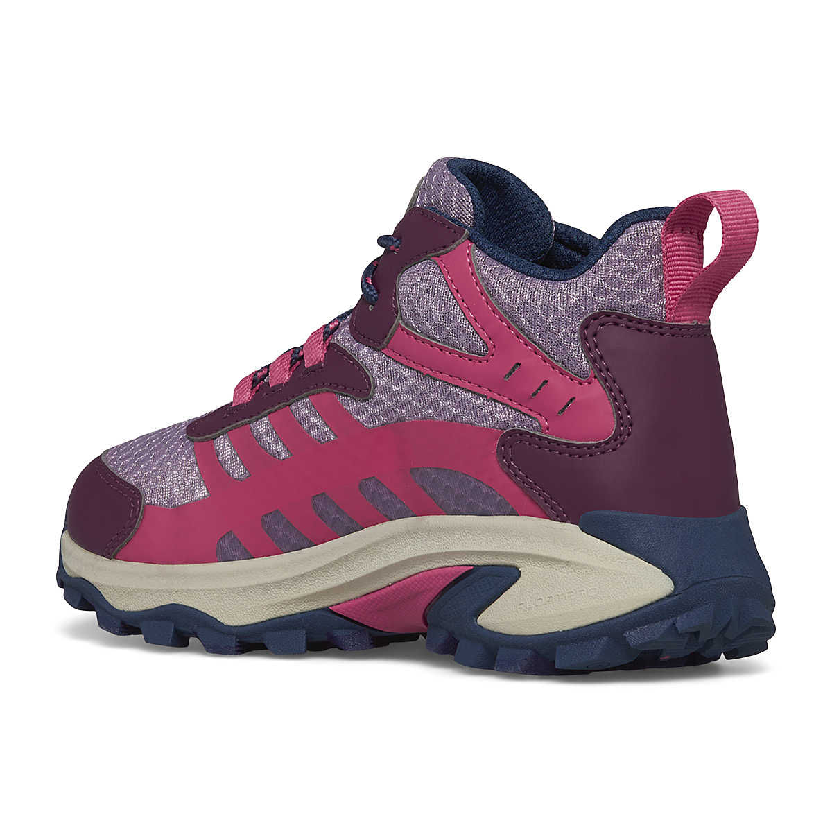 Merrell-Moab-Speed2-Mid-Waterproof-Hiking-Boot---Youth-Berry---Navy