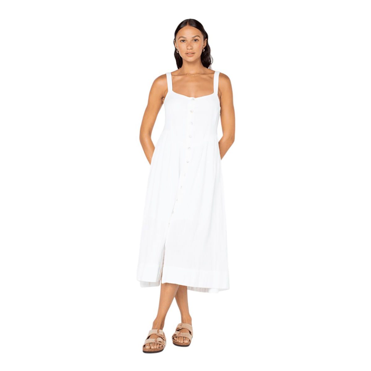 Roxy-Brisa-Dress---Women-s-Snow-White-Solid