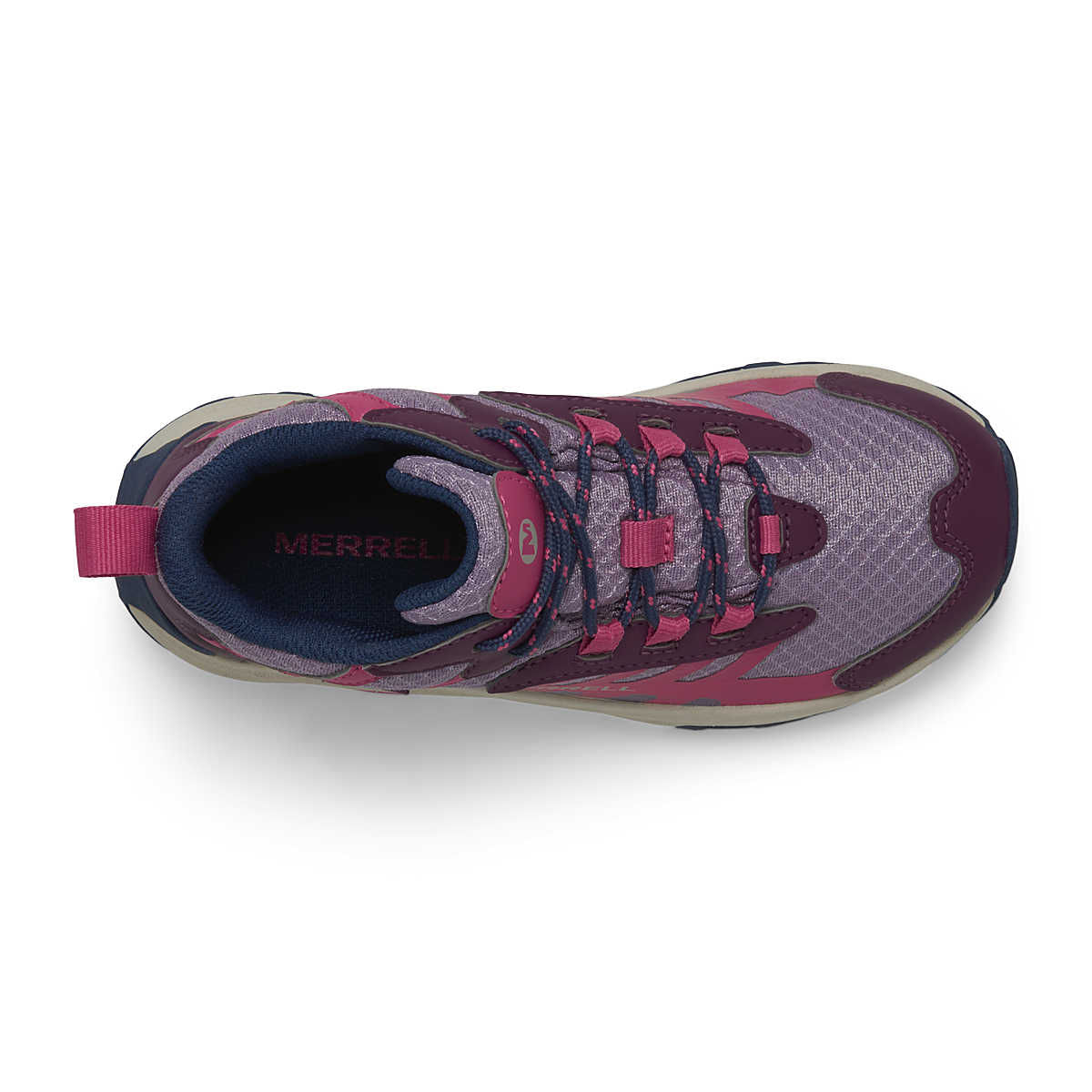 Merrell-Moab-Speed2-Mid-Waterproof-Hiking-Boot---Youth-Berry---Navy