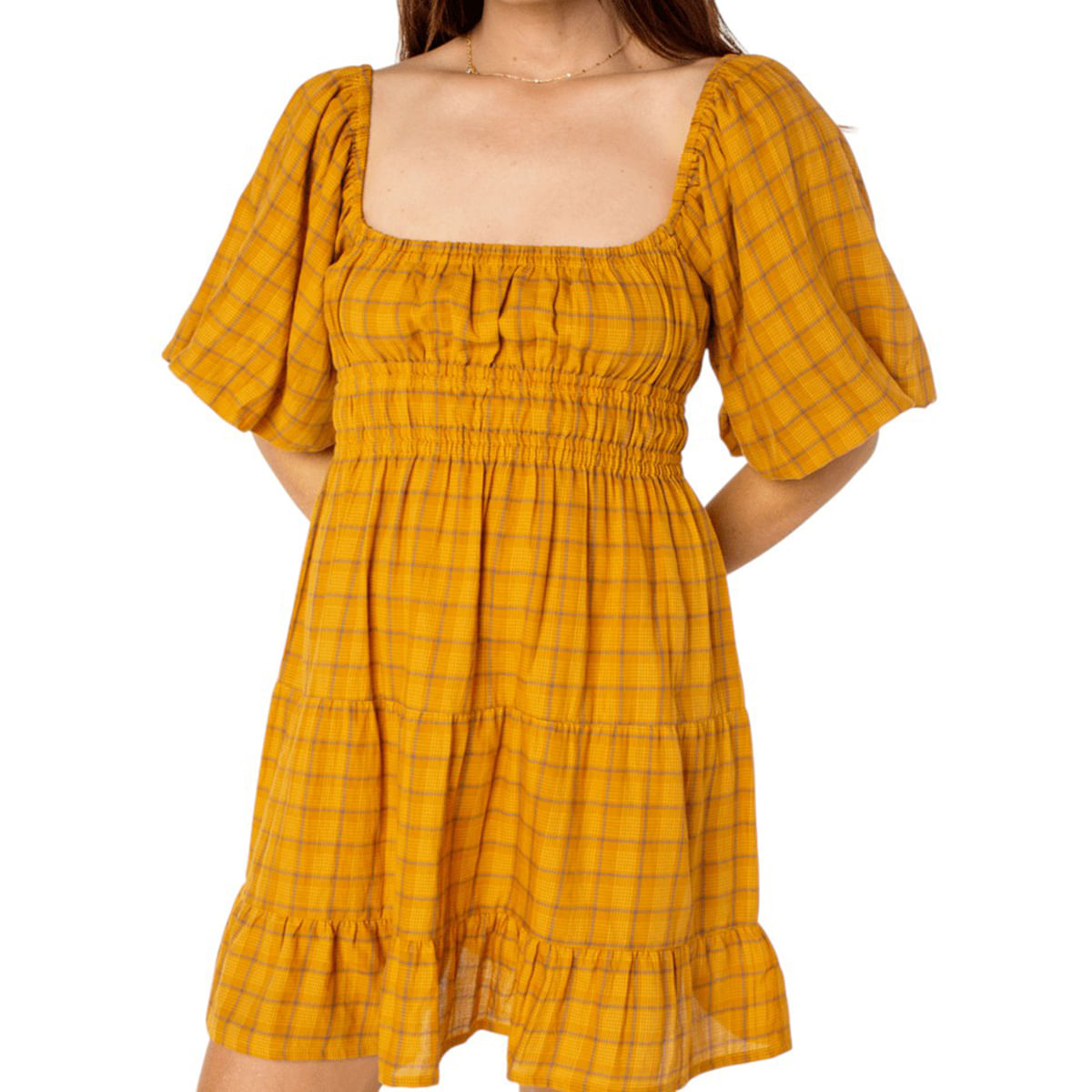 ROXY-W-SUNSET-OASID-DRESS-Buckthorn-Brown-Mini-Zephyr-Plaid