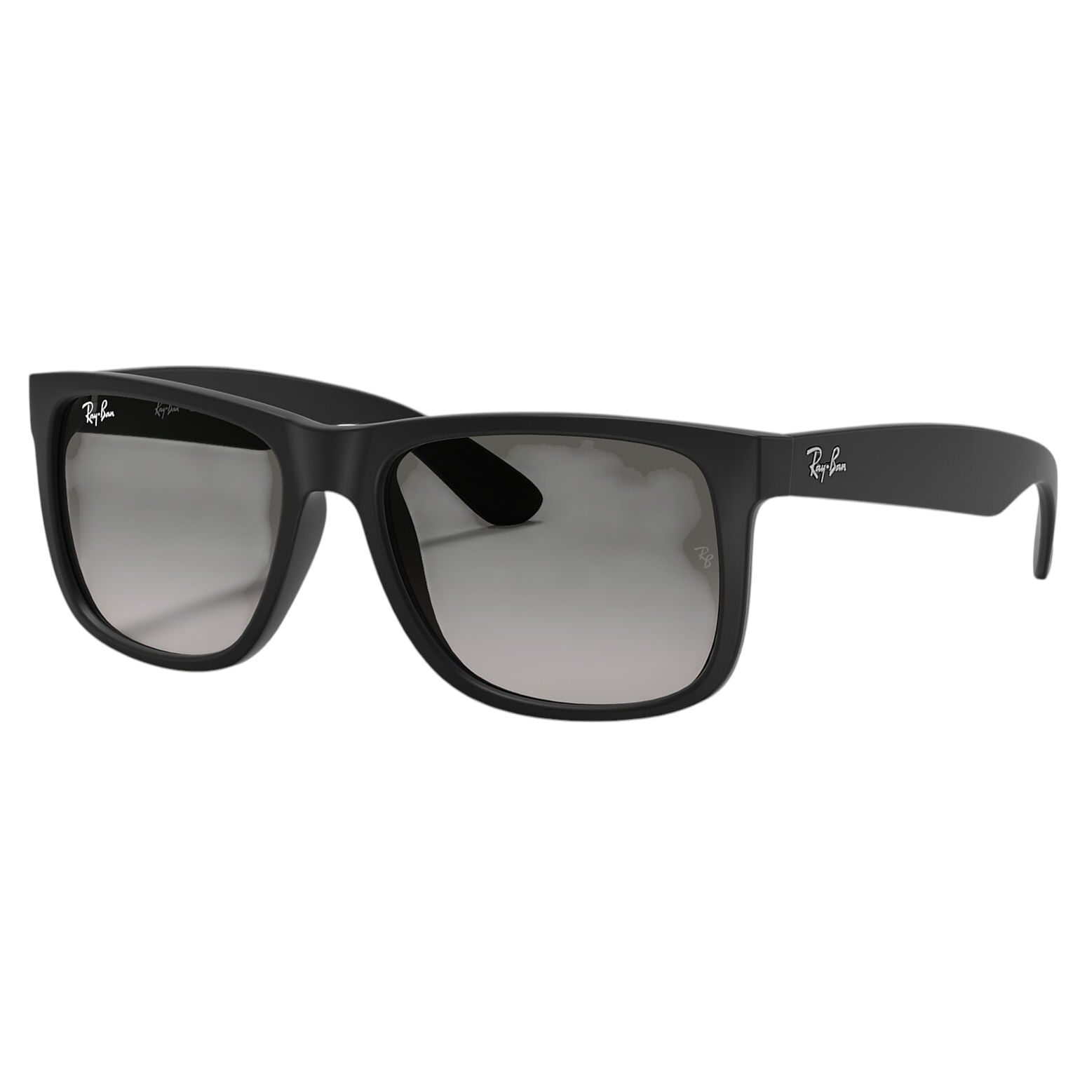 Ray-Ban-Justin-Sunglasses-Rubber-Black---Light-Grey-Gradient---Dark-Grey