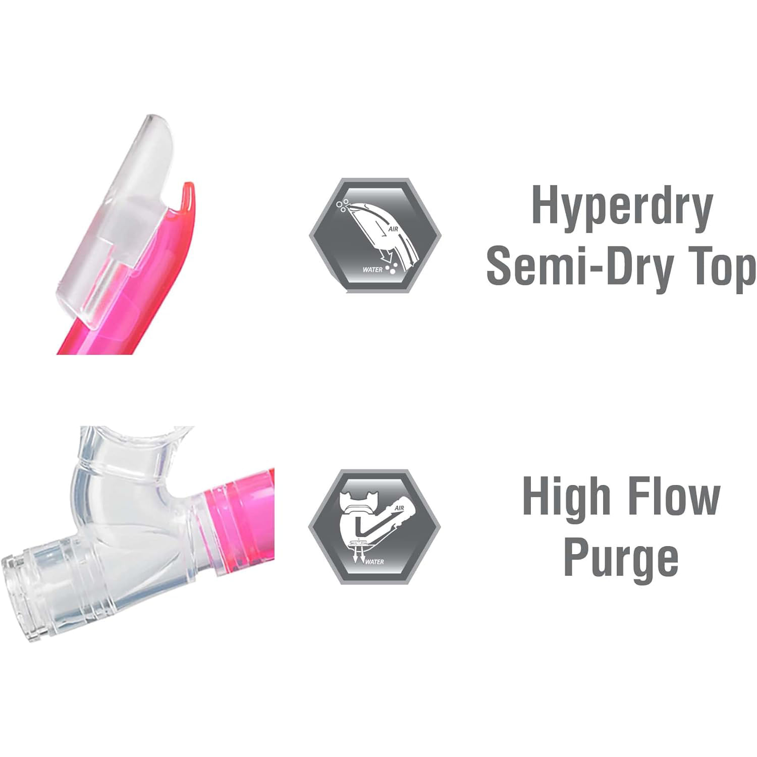 TUSA-Mini-Kleio-Hyperdry-Youth-Travel-Snorkel-Set-Clear-Pink