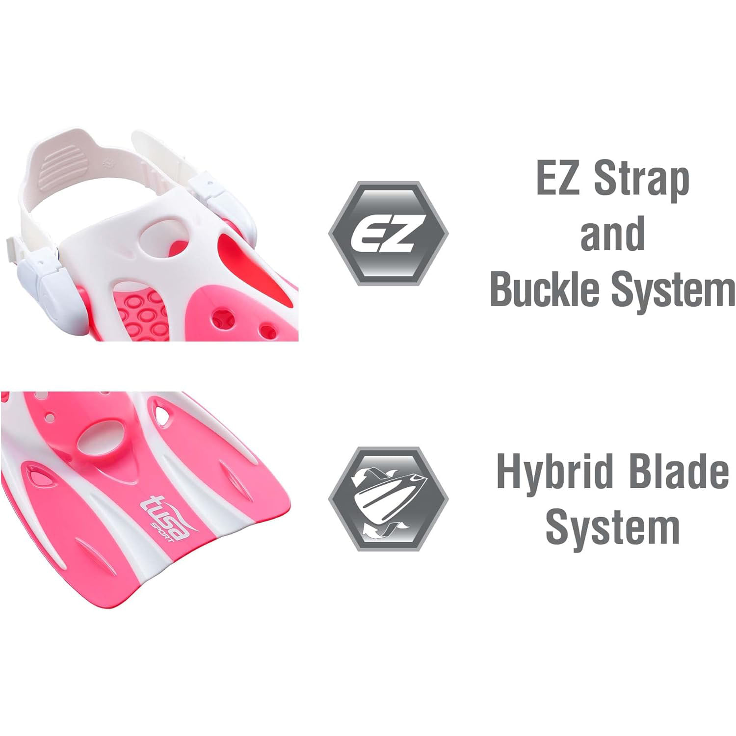 TUSA-Mini-Kleio-Hyperdry-Youth-Travel-Snorkel-Set-Clear-Pink