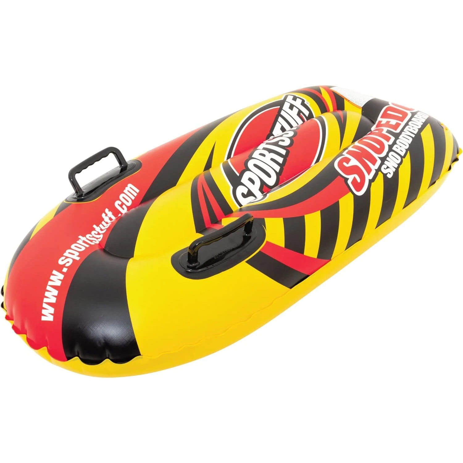 Sportsstuff-Snopedo-Inflatable-Snow-Sled-Yellow---Red---Black
