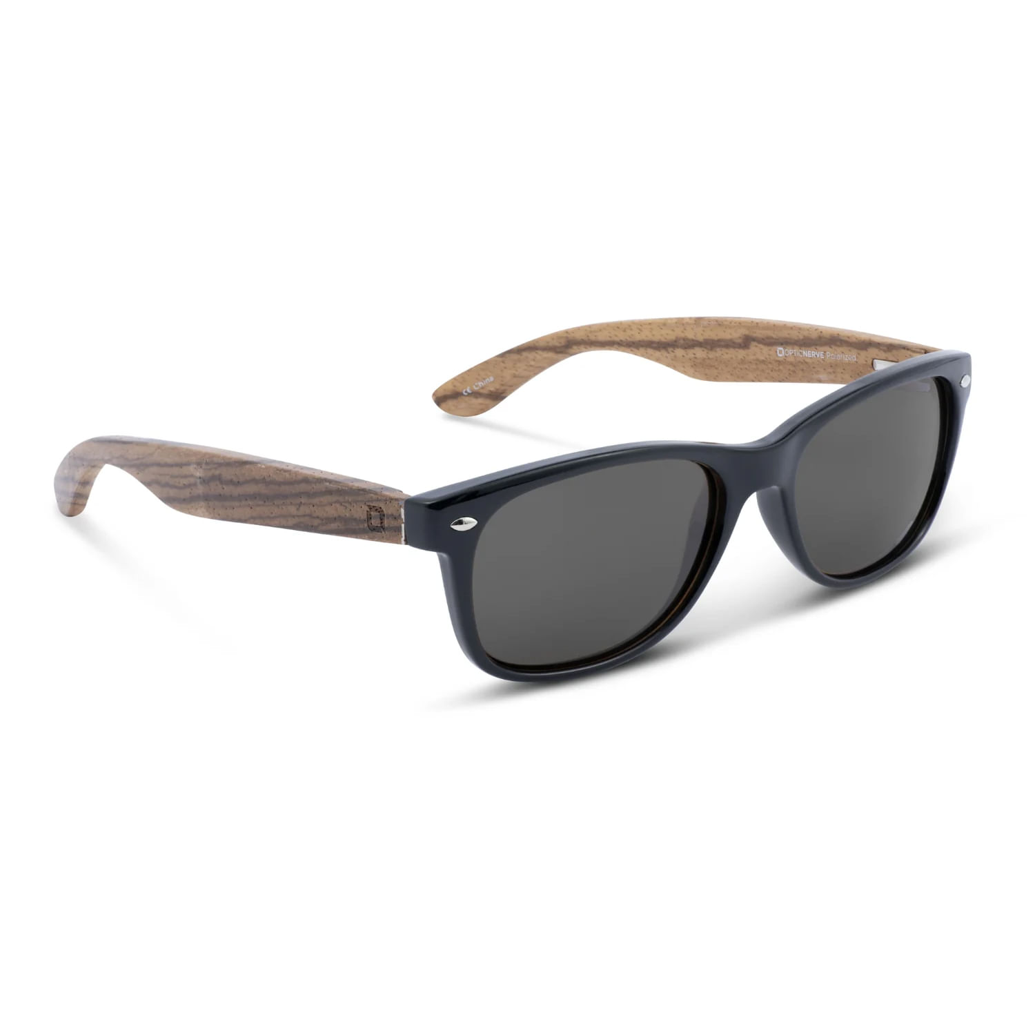 One-Optic-Cruzin--Sunglasses-Shiny-Black---Wood---Smoke