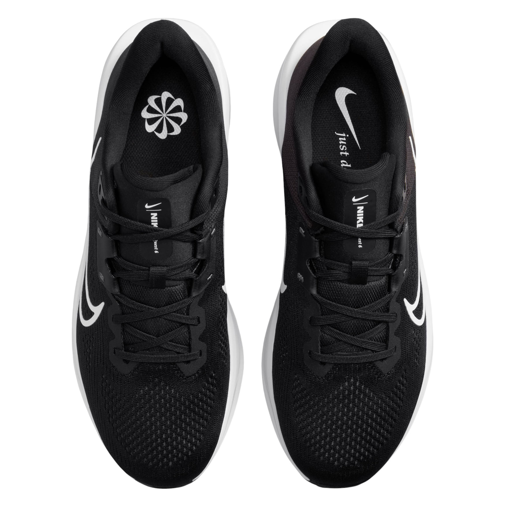 Nike-Quest-6-Road-Running-Shoe---Men-s-Black---White---Iron-Grey