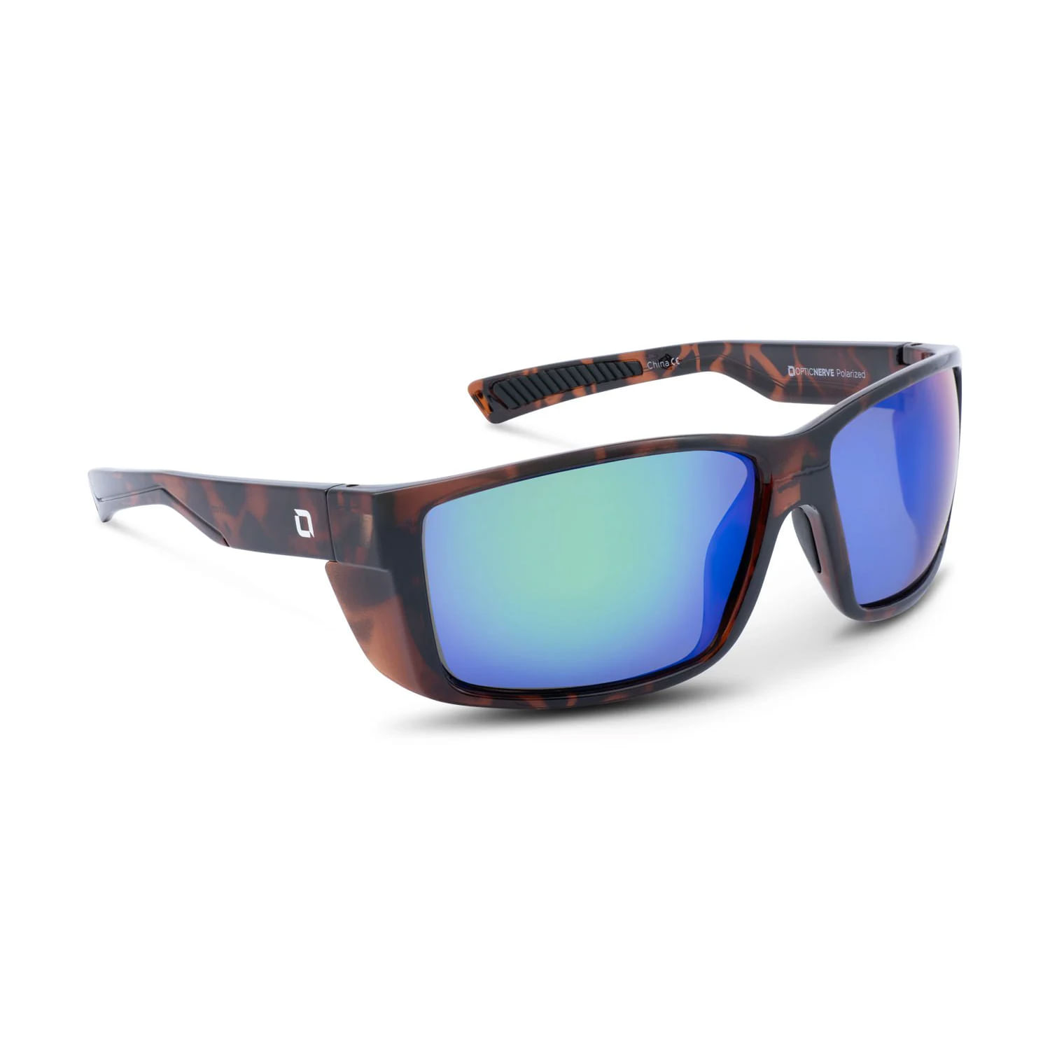 One-Optic-Staunton-Sunglasses-Matte-Black---Brown---Blue-Mirror