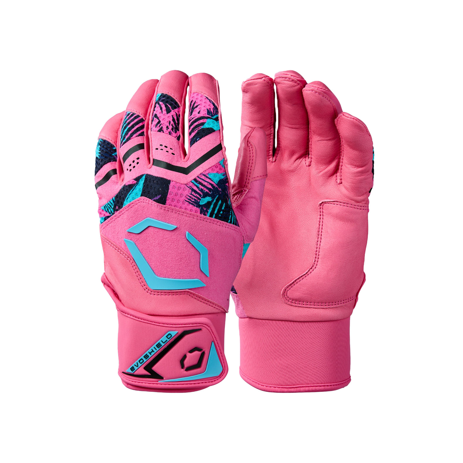 EvoShield-Carbyne-X-SRZ-Miami-Vice-Batting-Glove-Hot-Pink---Black