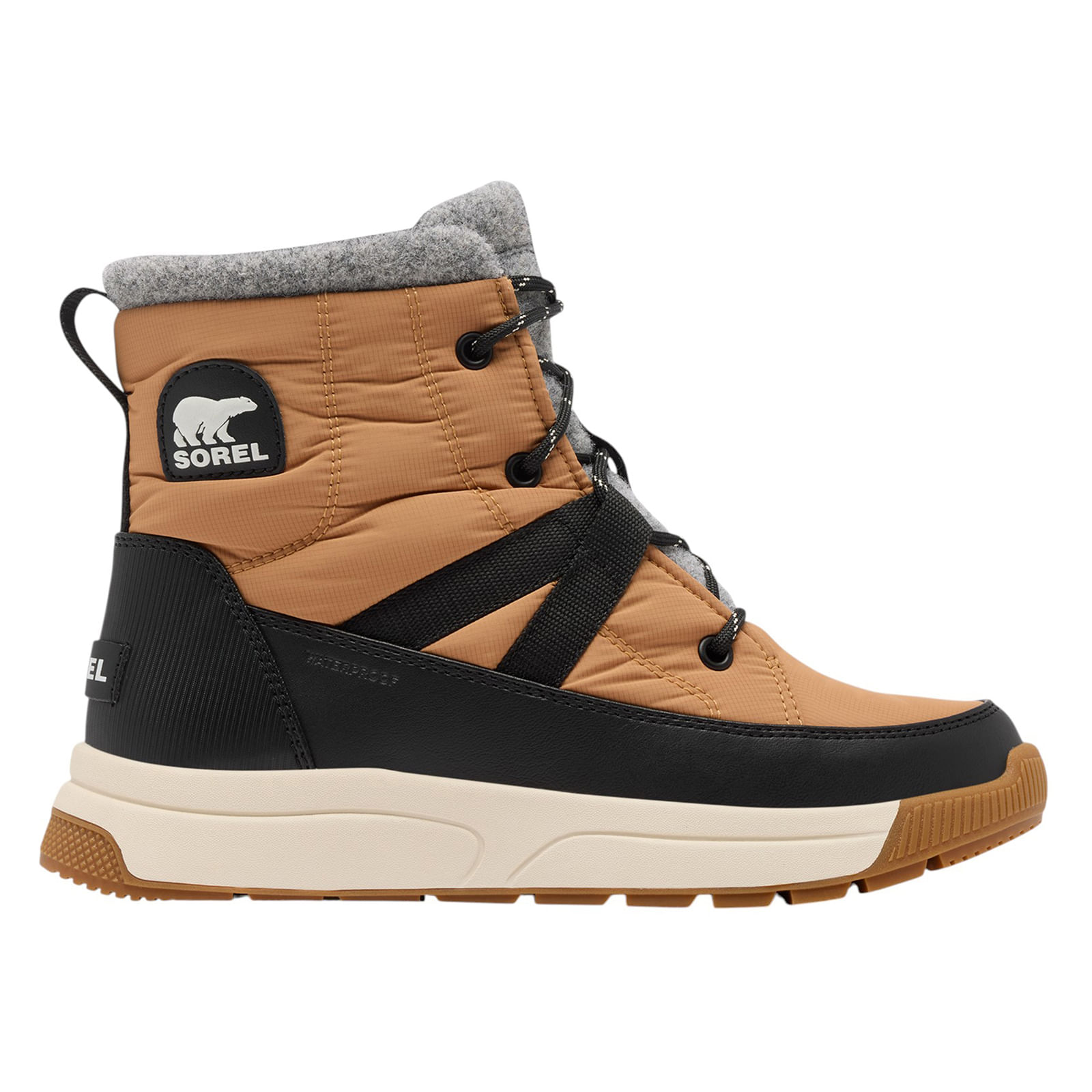 Sorel-Whitney-III-Mid-Waterproof-Boot---Women-s-Tawny-Buff---Black