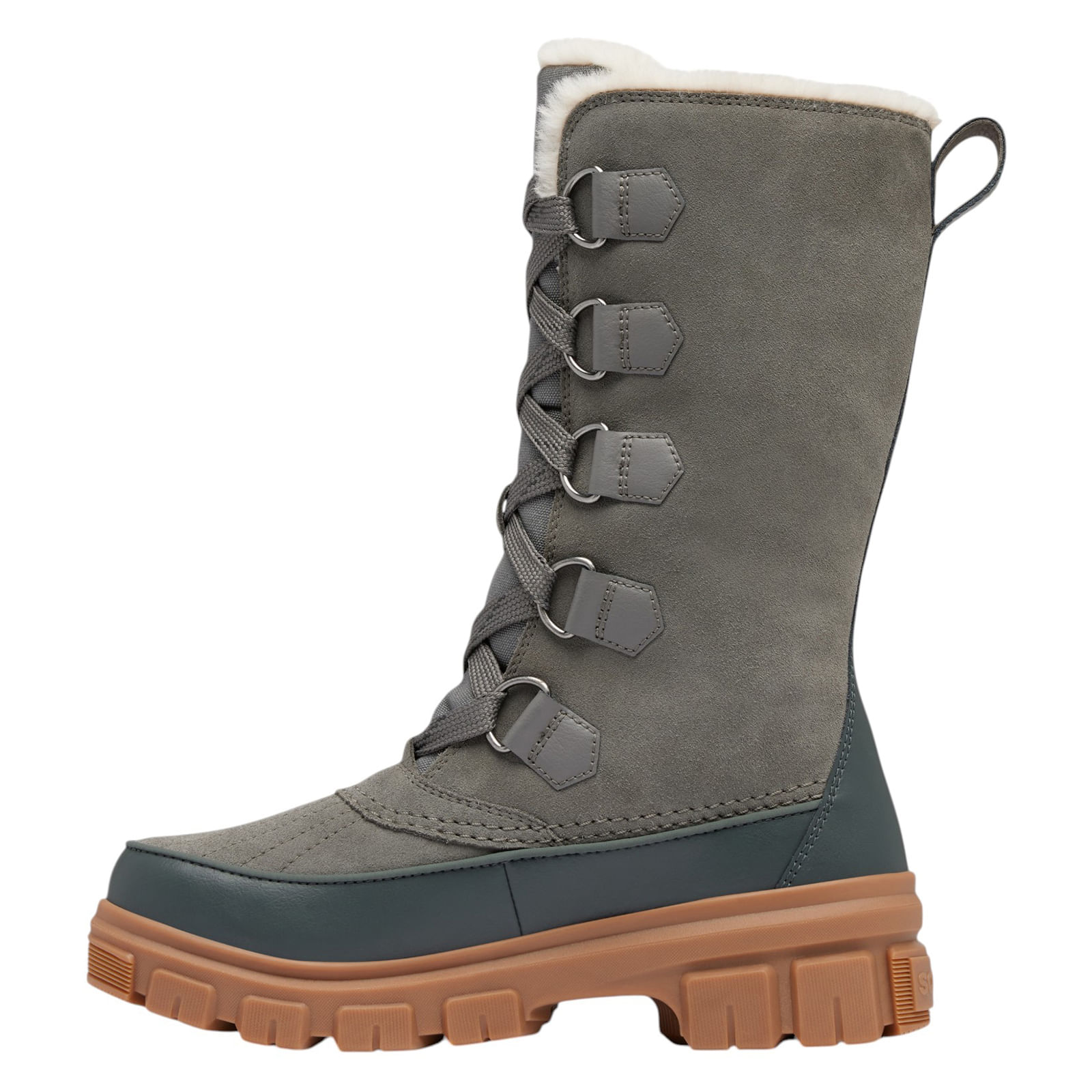 Sorel-Tivoli-V-Tall-Waterproof-Boot---Women-s-Quarry---Grill
