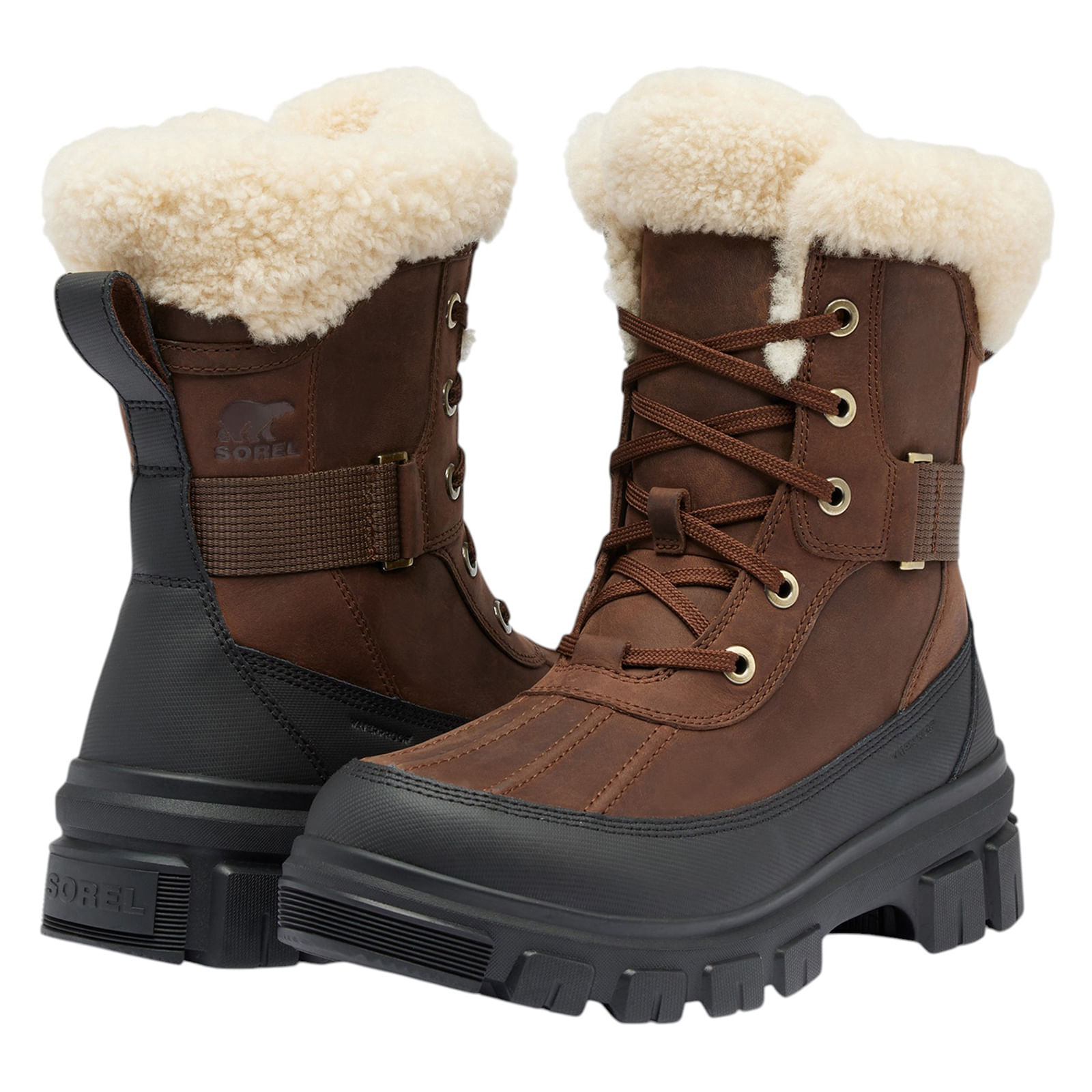 Sorel-Tivoli-V-Parc-Waterproof-Boot---Women-s-Tobacco---Black