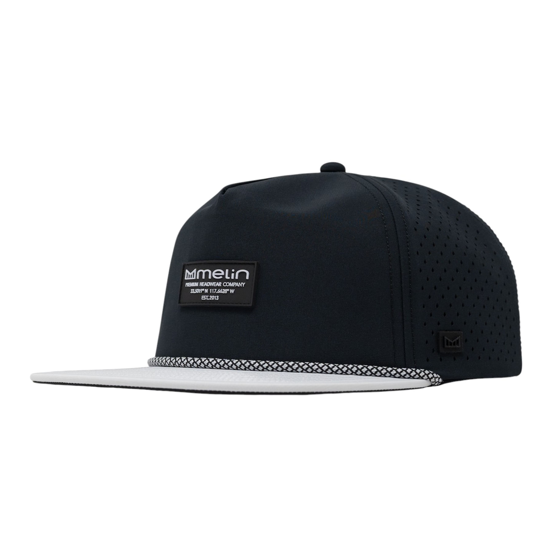 Melin-Coronado-Brick-Hydro-Snapback-Hat-Black---White