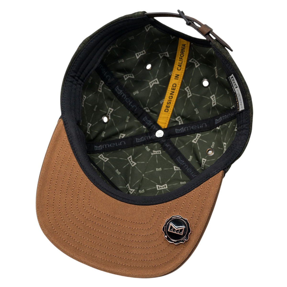 Melin-Coronado-Scout-Thermal-Merino-Wool-Strapback-Hat-Spruce