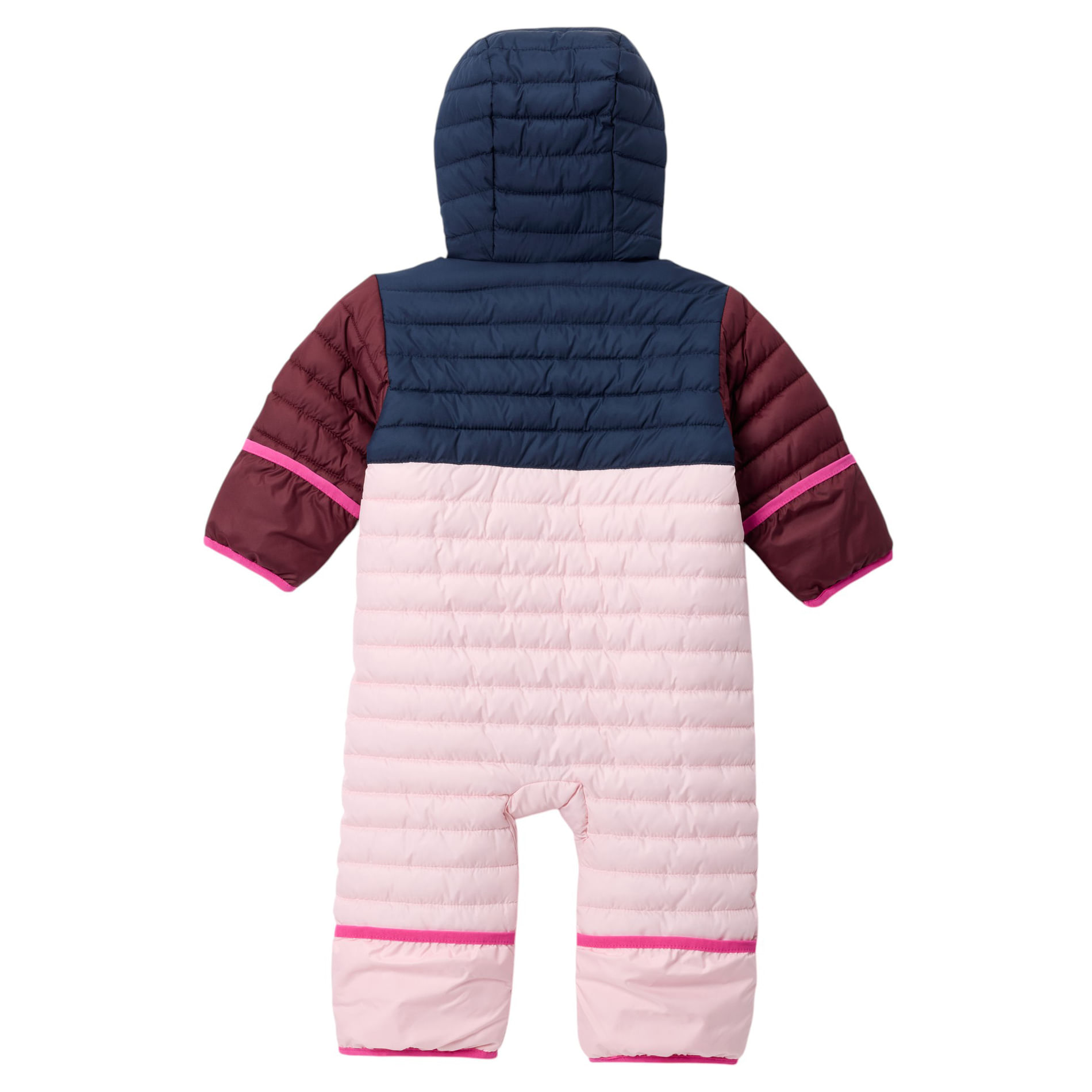 Columbia-Powder-Lite-II-Reversible-Bunting---Infant-Satin-Pink---Collegiate-Navy---Rich-Wine