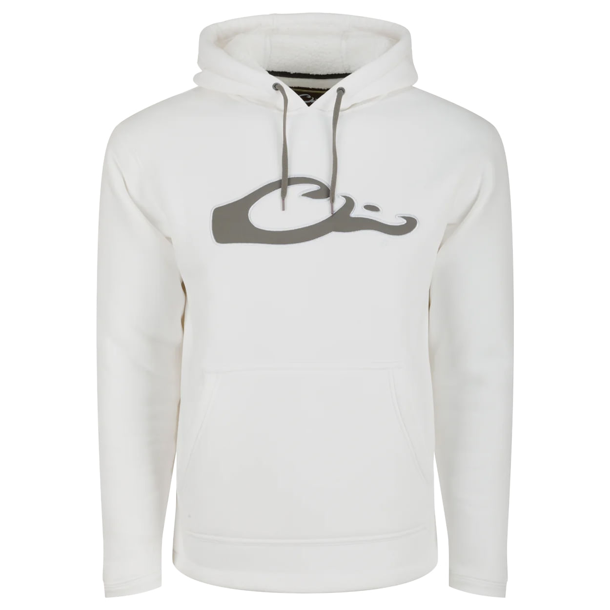 Drake-Waterfowl-LST-Silencer-Fleece-Lined-Hoodie---Men-s-White