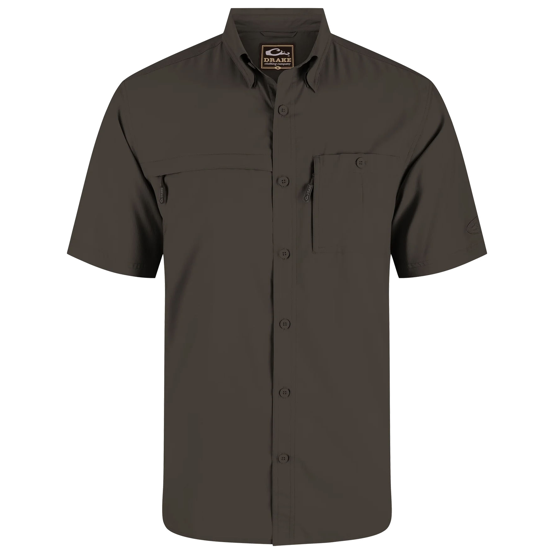 Drake-Waterfowl-8-Shot-Flyweight-Shirt---Men-s-Black-Olive