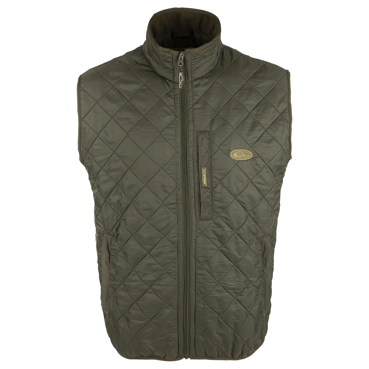 Drake-Waterfowl-Delta-Quilted-Fleece-Lined-Vest---Men-s-Olive