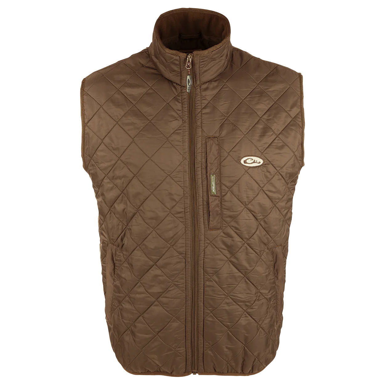 Drake-Waterfowl-Delta-Quilted-Fleece-Lined-Vest---Men-s-Tobacco