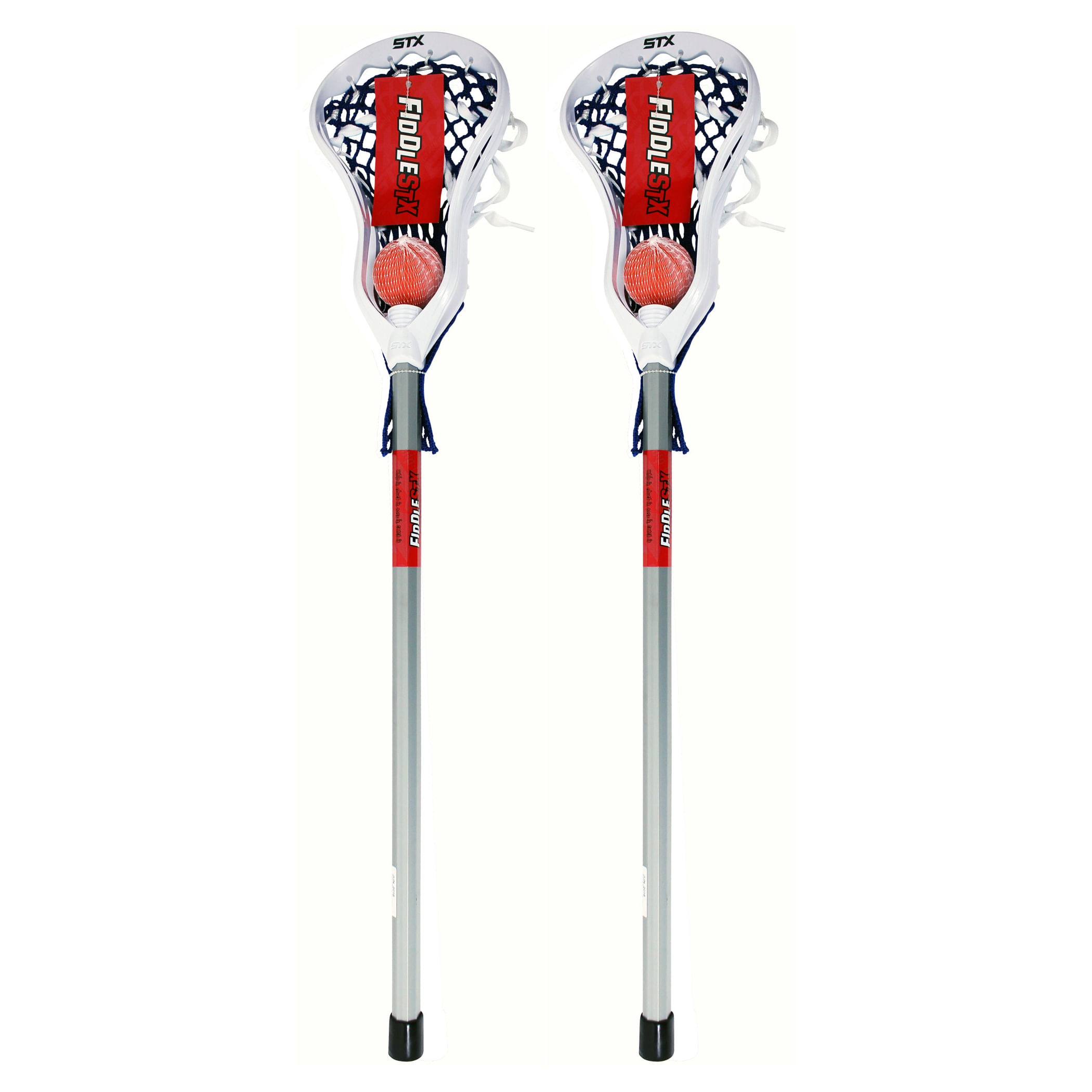 STX FiddleSTX Mini Lacrosse Stick with Ball Set - Kids' - White