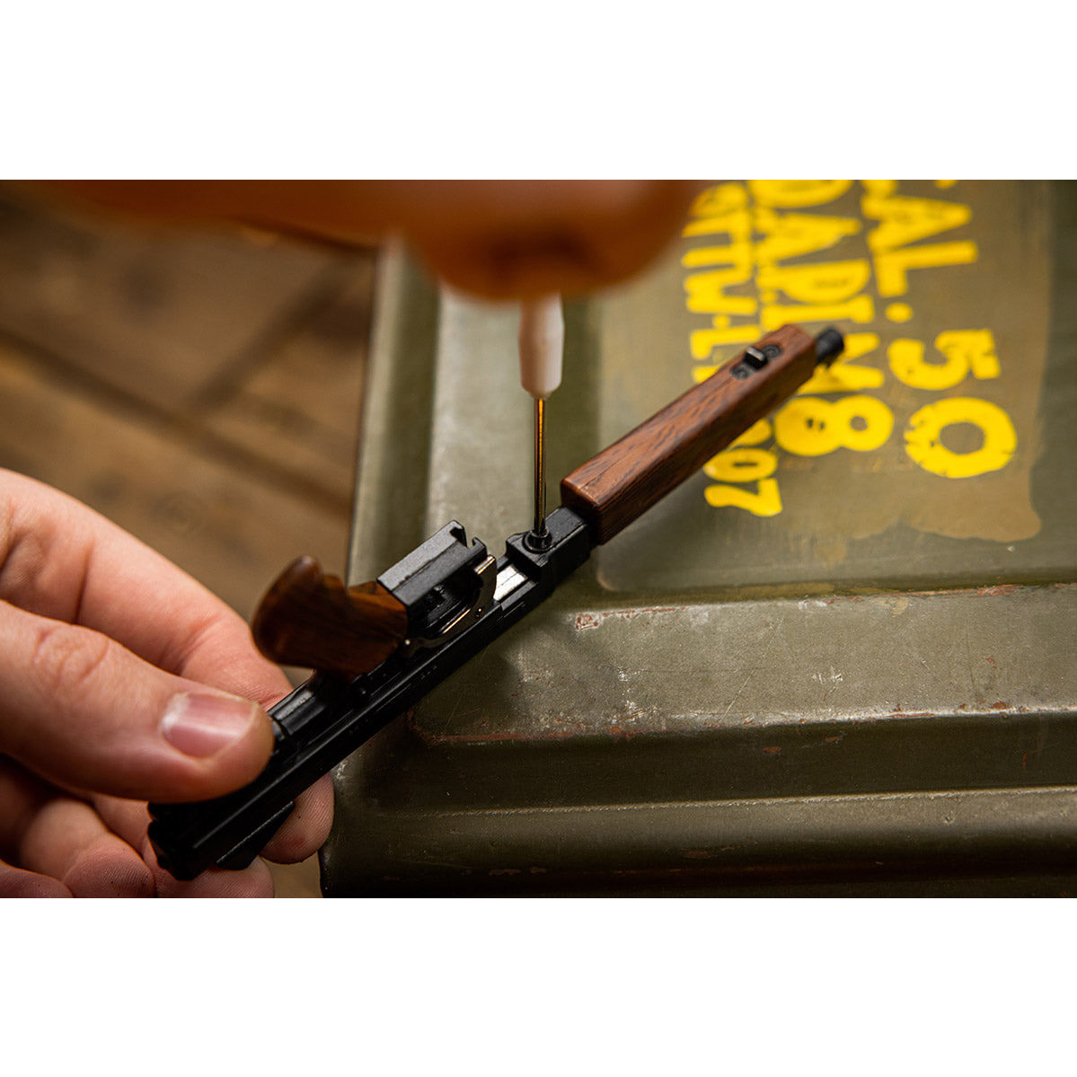 Goat-Guns-Classic-Miniature-M1A1-Thompson-Submachine-Gun-Model-Black