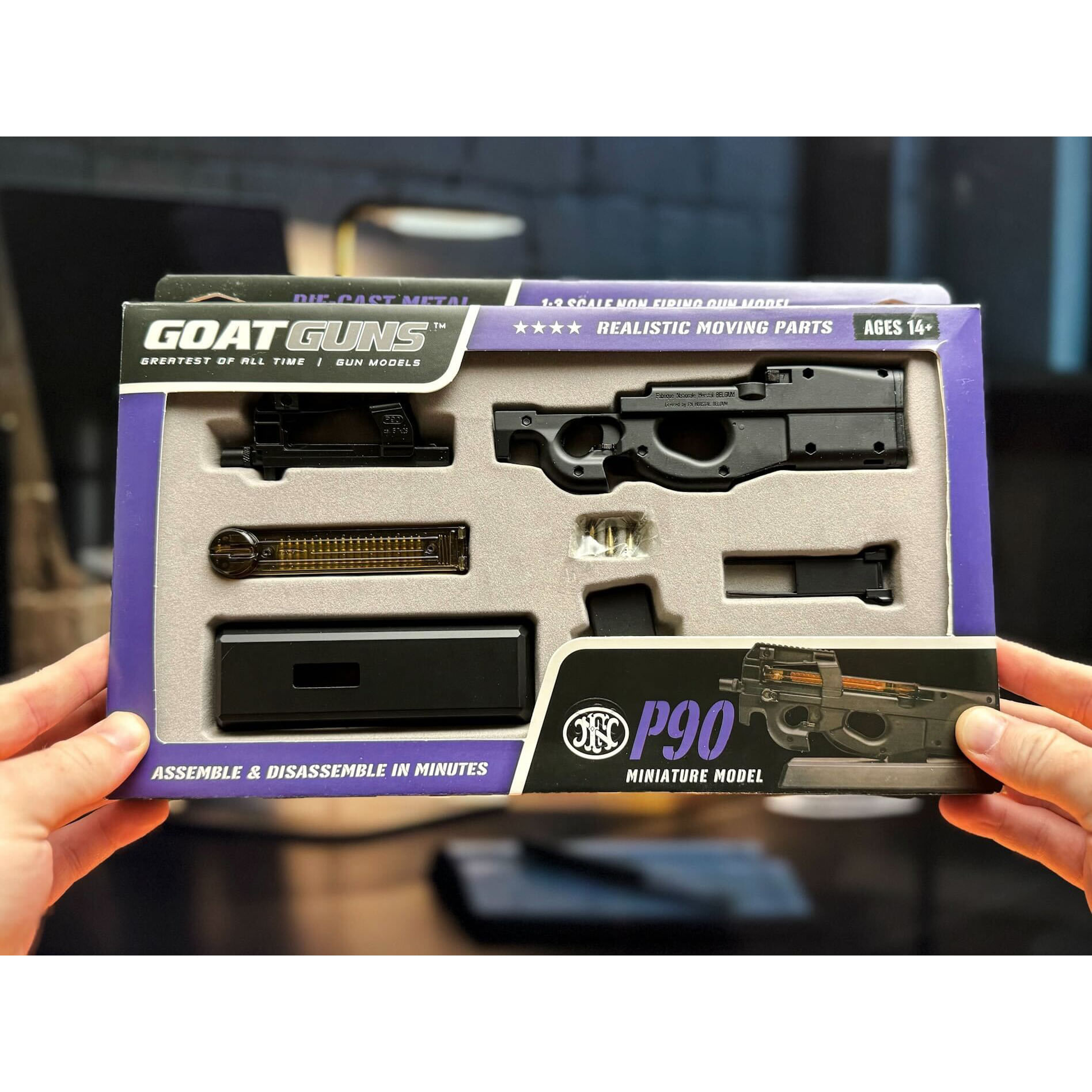 Goat-Guns-Miniature-FN-HERSTAL-P90-Black-Model-Black