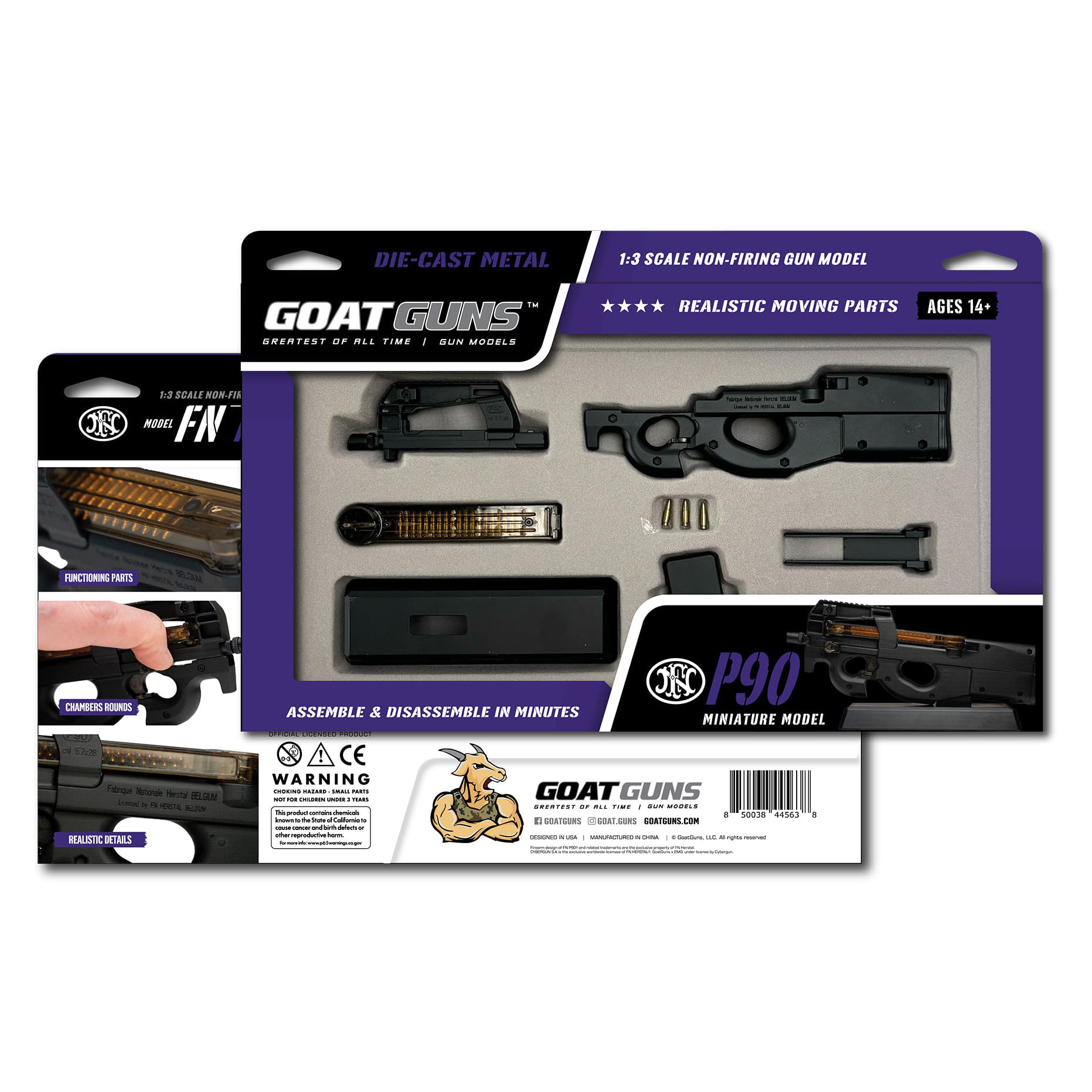 Goat-Guns-Miniature-FN-HERSTAL-P90-Black-Model-Black