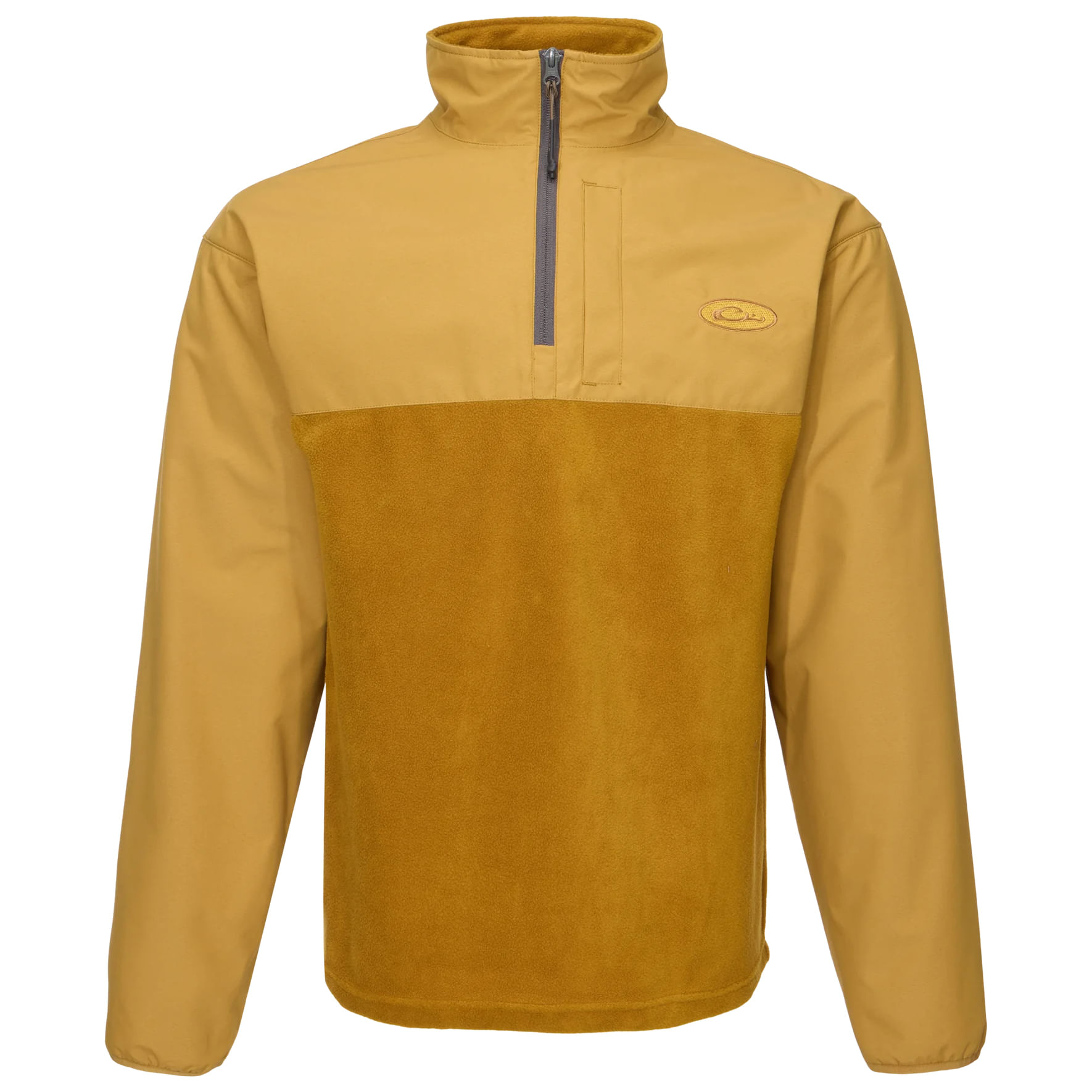 Drake-Waterfowl-MST-Quarter-Zip-Refuge-Eqwader-Jacket---Men-s-Field-Khaki