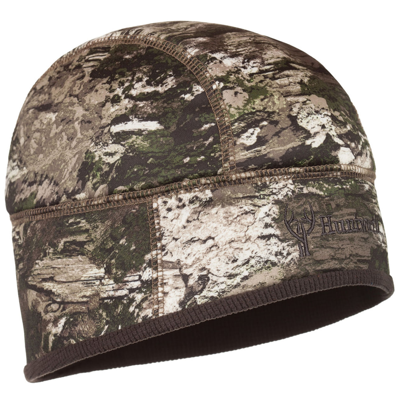 Huntworth-Bard-Midweight-Grid-Fleece-Lined-Beanie-Tarnen