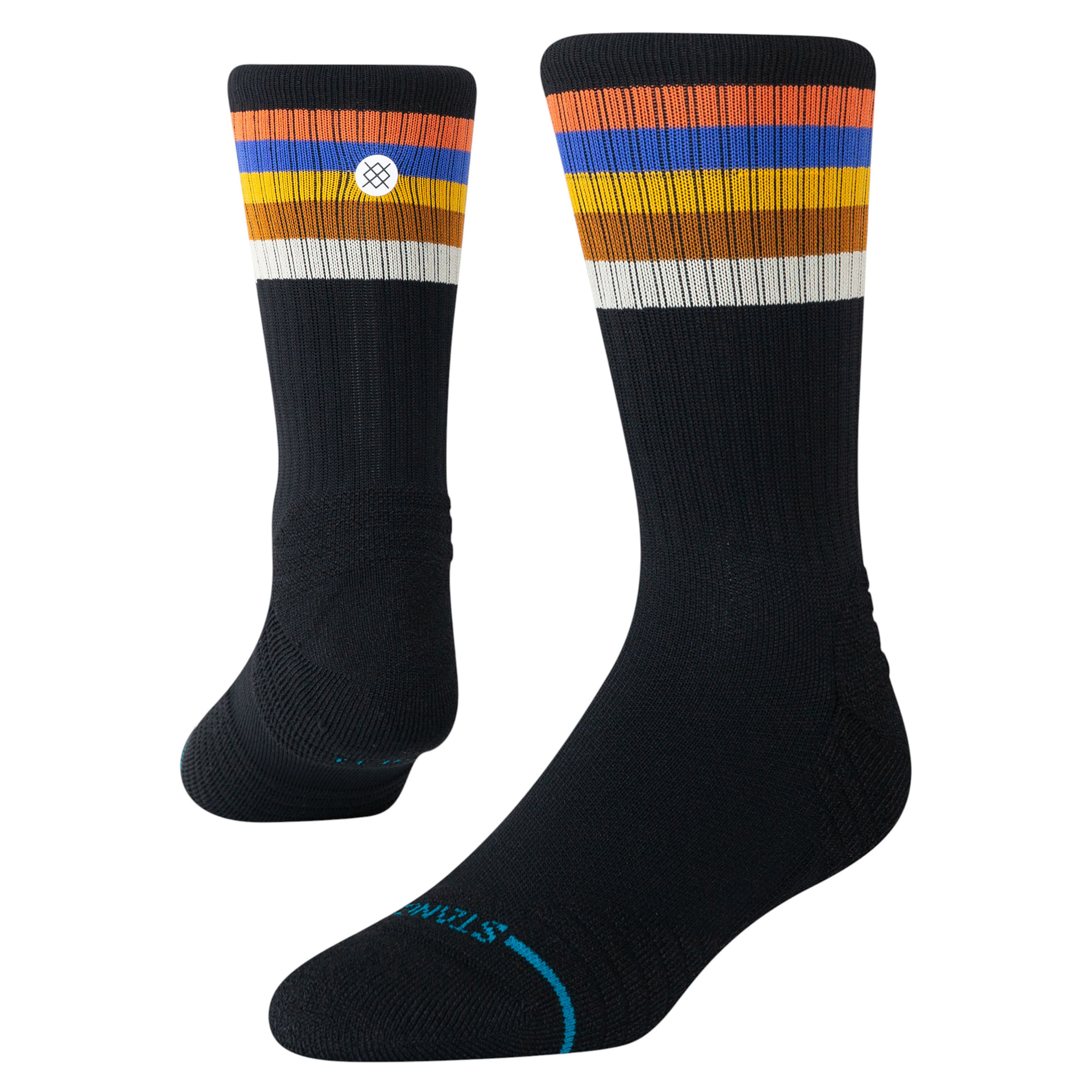 Stance-Maliboo-Ribbed-Mid-Crew---Men-s-Coral