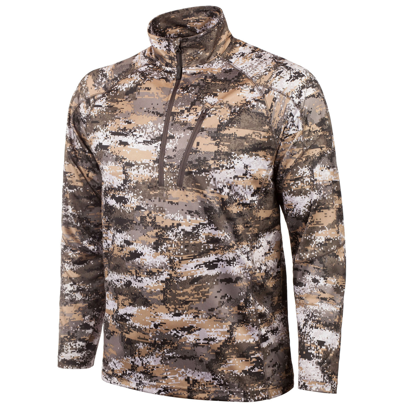 HUNTWO-Gadsden-Light-Weight-Pique-Knit-1-4-Zip-Pullover-Disruption