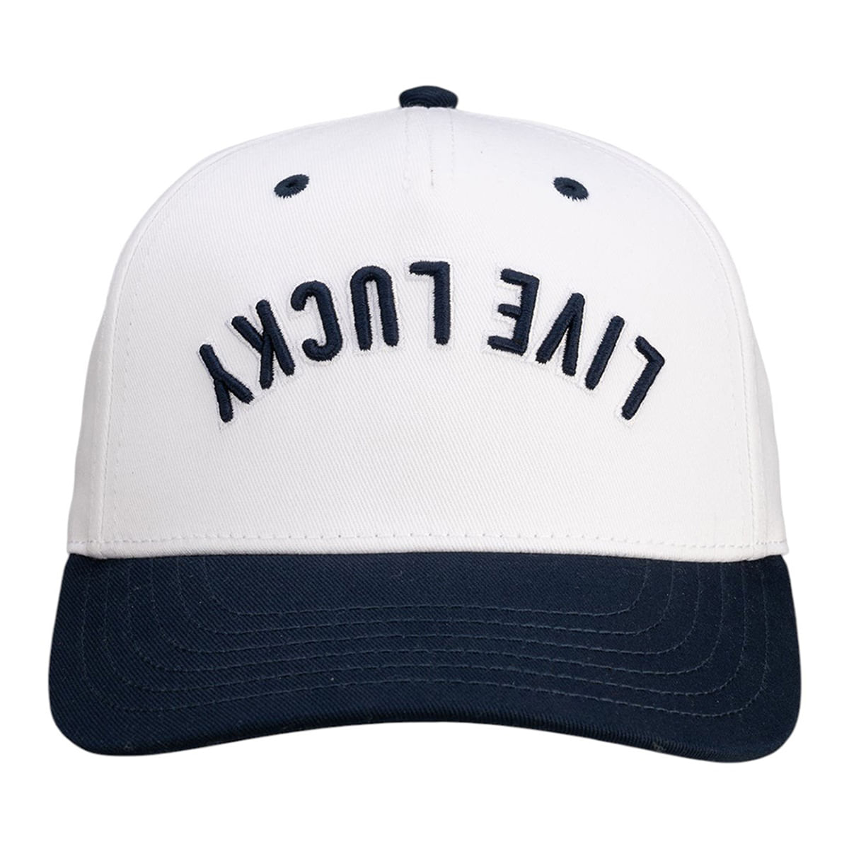 Black-Clover-Upside-Down-Luck-Hat-Navy---White
