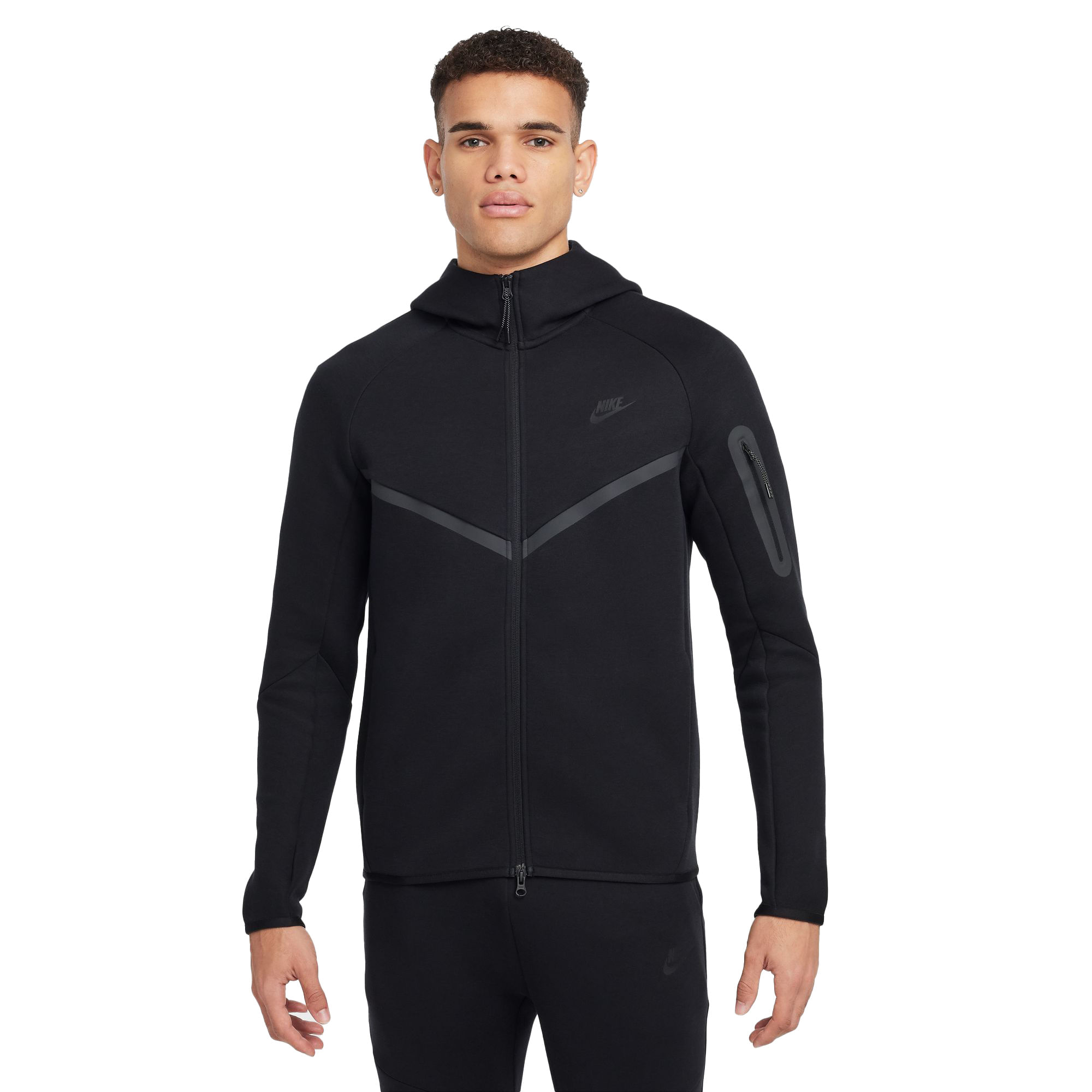 Nike-Tech-Full-Zip-Windrunner-Hoodie---Men-s-Black---Black