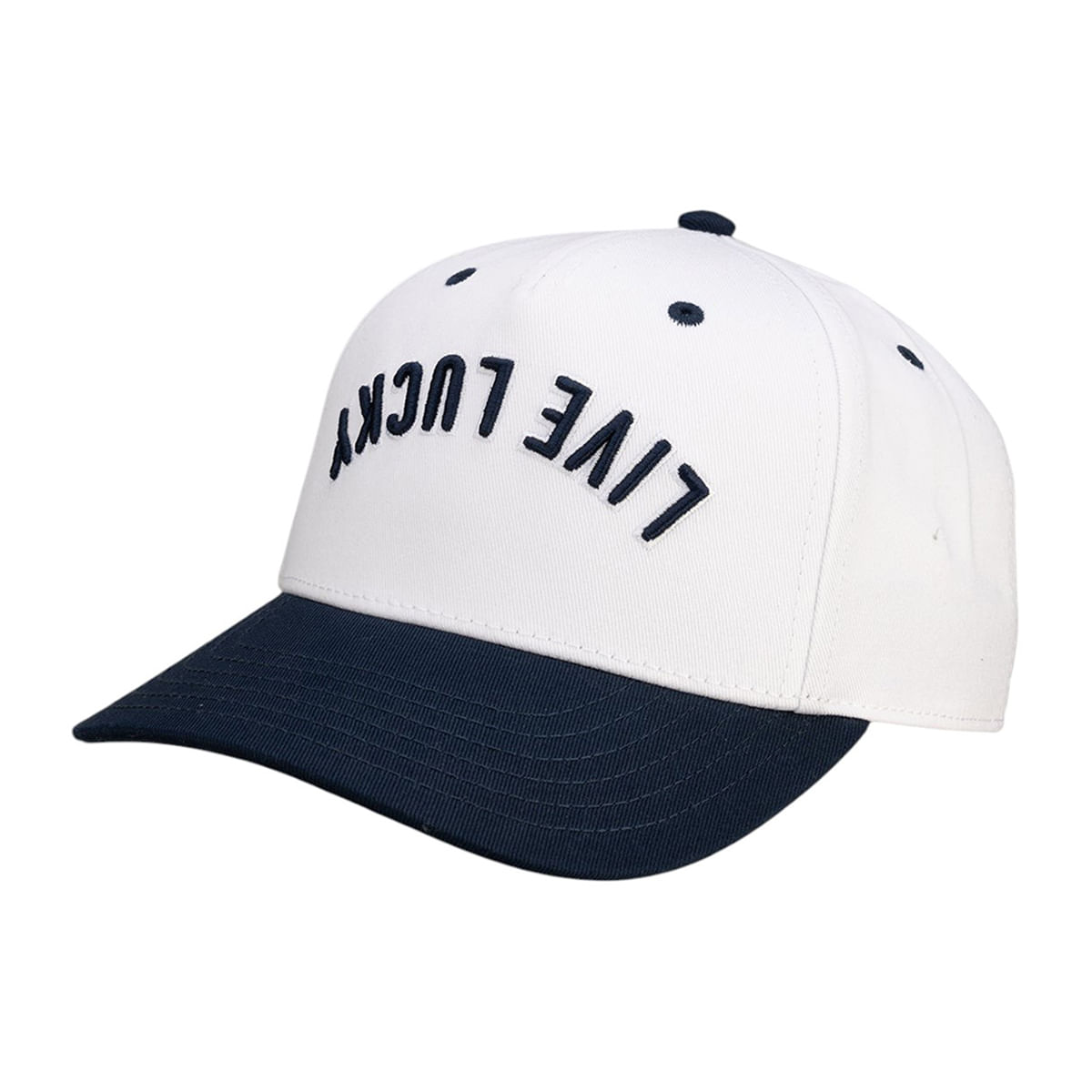 Black-Clover-Upside-Down-Luck-Hat-Navy---White