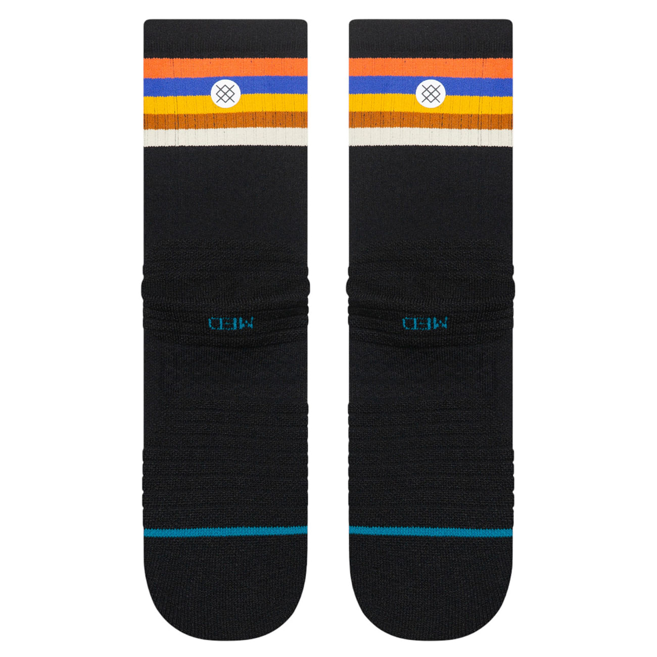 Stance-Maliboo-Ribbed-Mid-Crew---Men-s-Coral