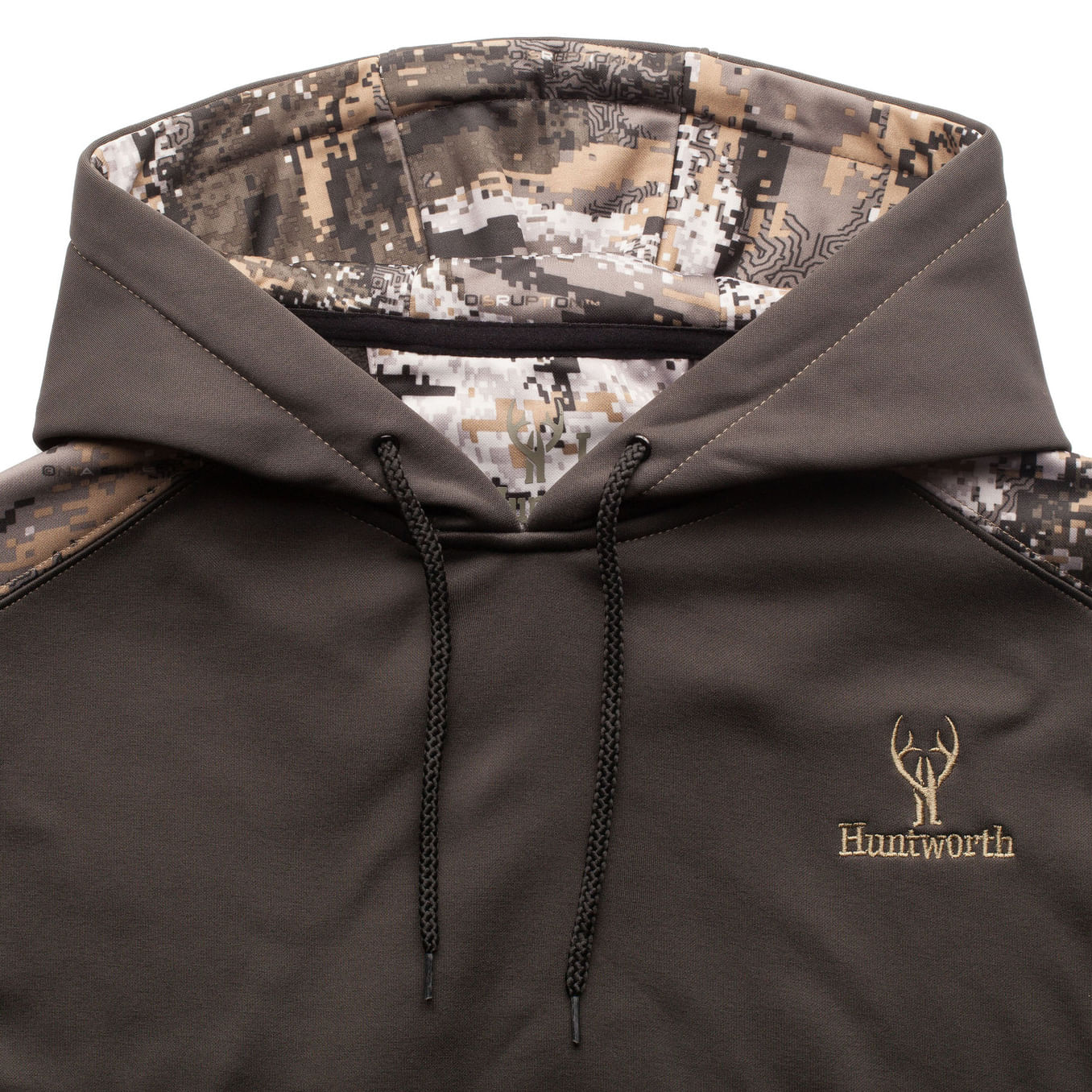 HUNTWO-Performance-Fleece-Hoodie-Charcoal---Disruption