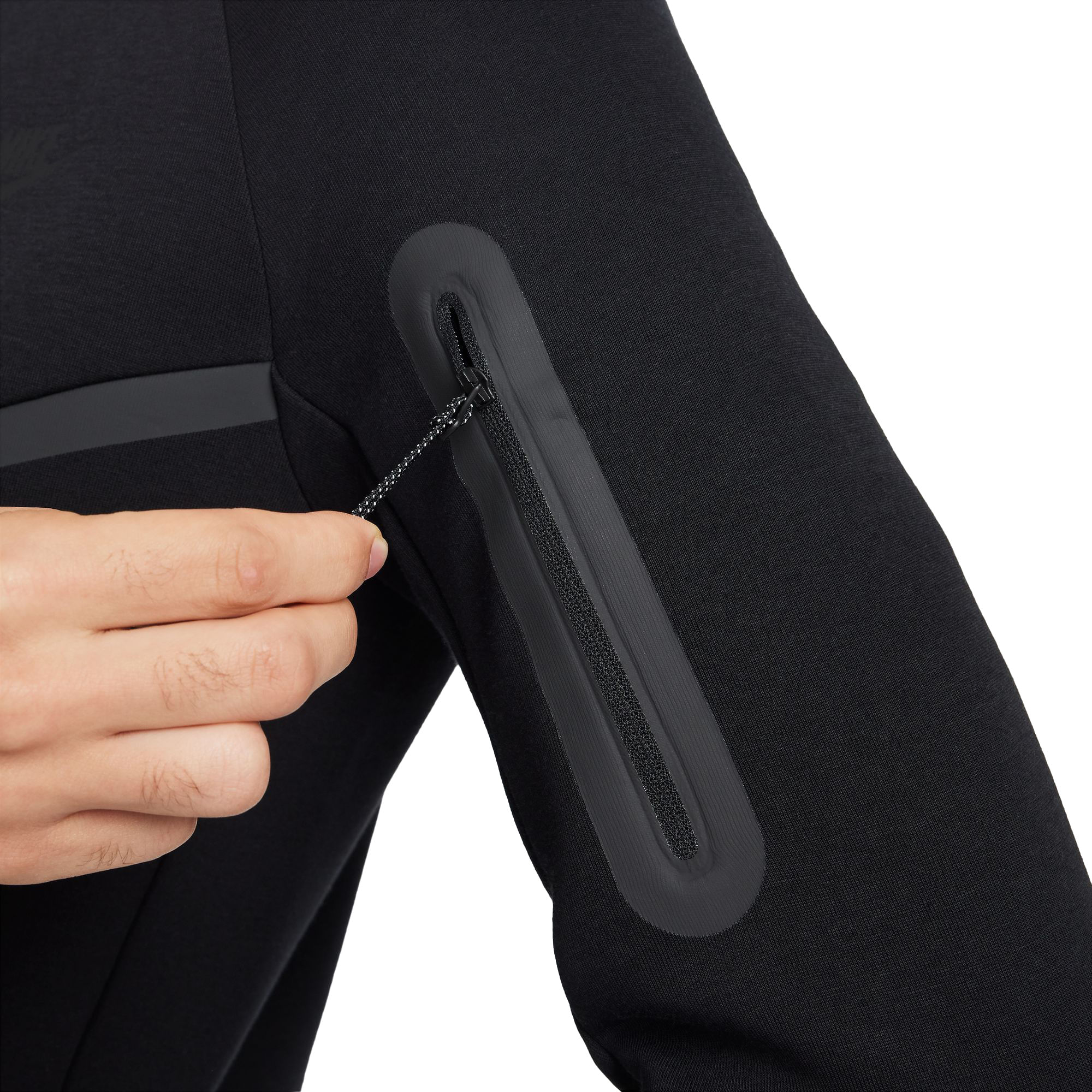 Nike-Tech-Full-Zip-Windrunner-Hoodie---Men-s-Black---Black
