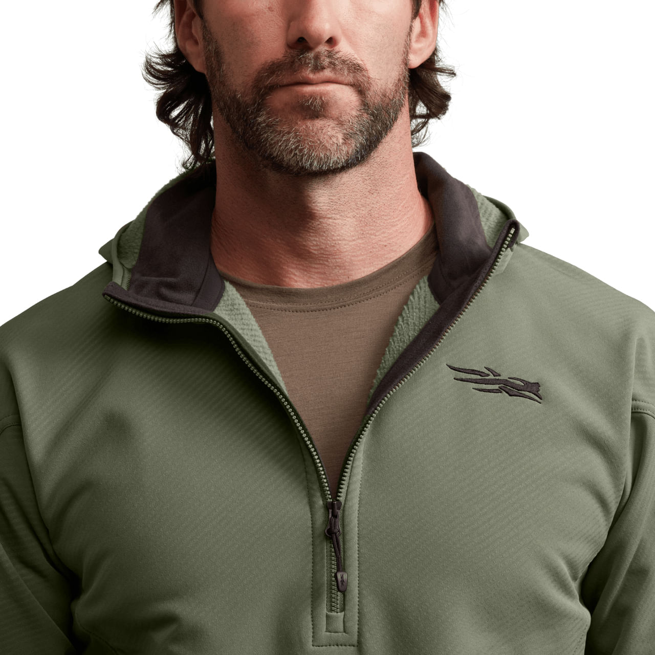 SITKA-Alpha-Fleece-Hoodie---Men-s-Olive-Green