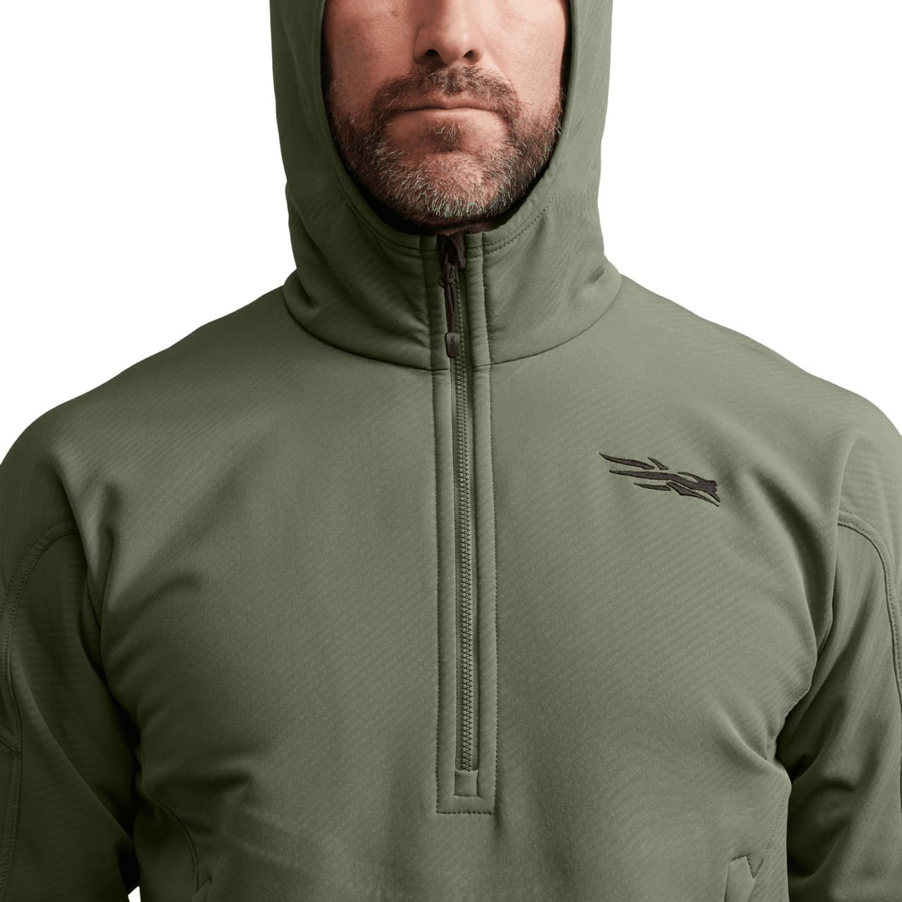 SITKA-Alpha-Fleece-Hoodie---Men-s-Olive-Green