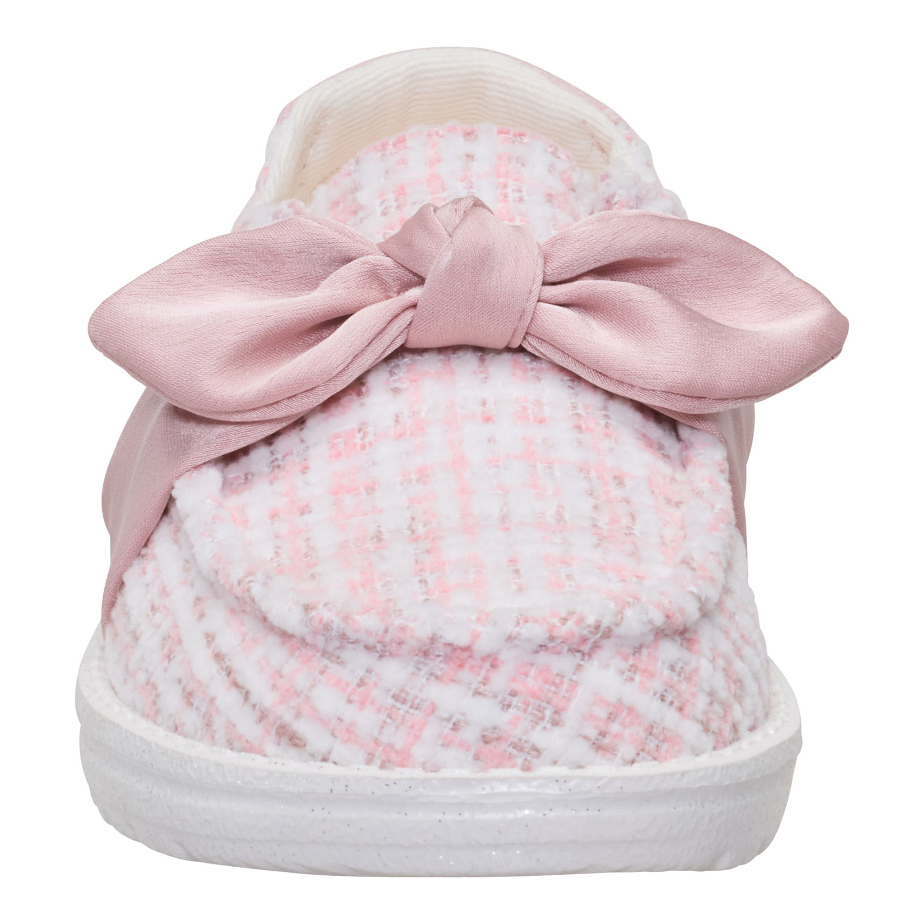 Hey-Dude-Wendy-Bow-Tweed-Shoe---Youth-Pale-Pink