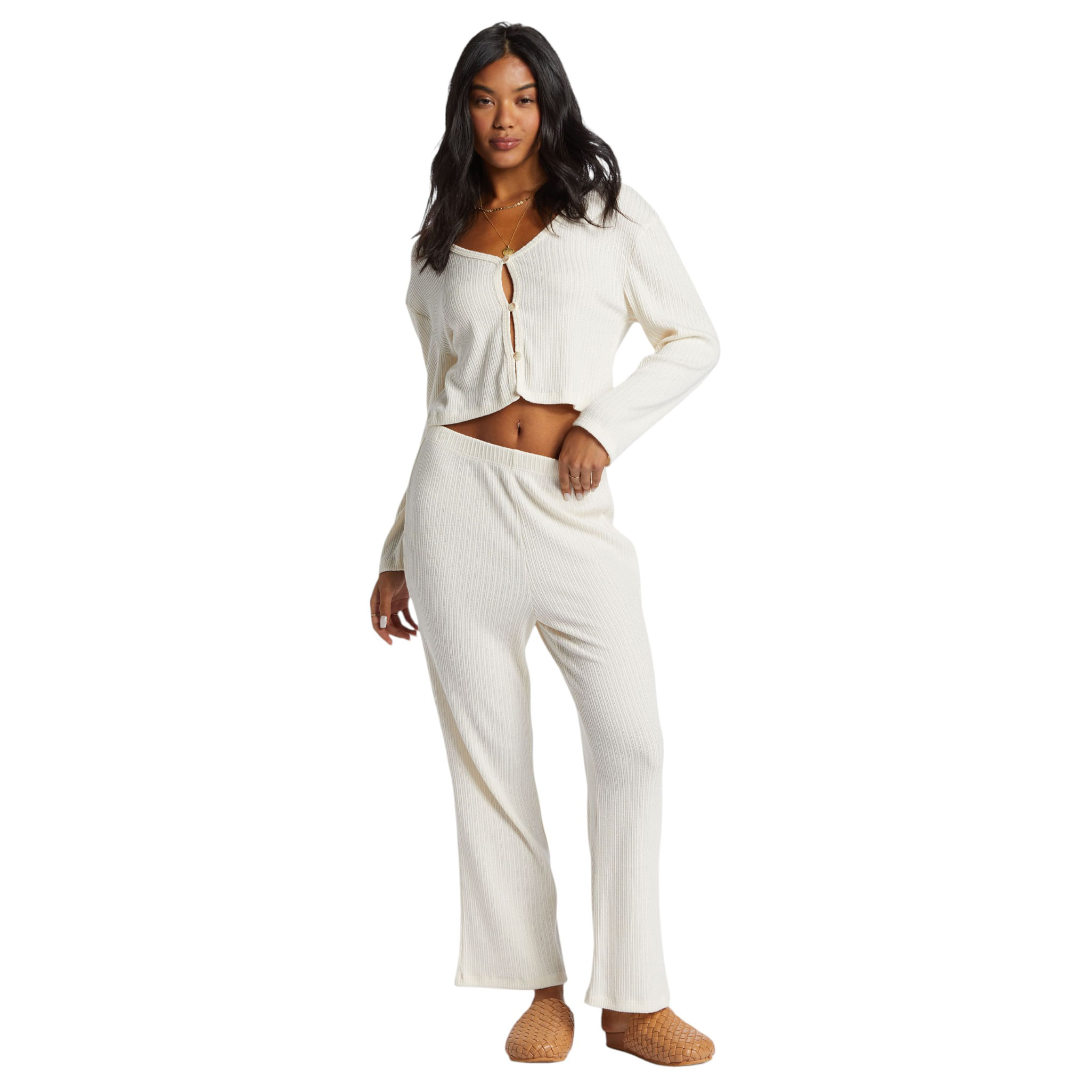 Billabong-Lana-Long-Sleeve-Shirt---Women-s-White-Cap