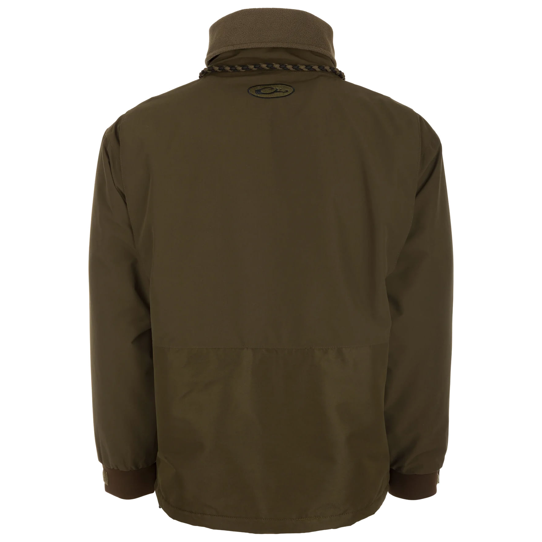 Drake-MST-Waterproof-Fleece-Lined-Quarter-Zip-Jacket---Men-s-Green-Timber