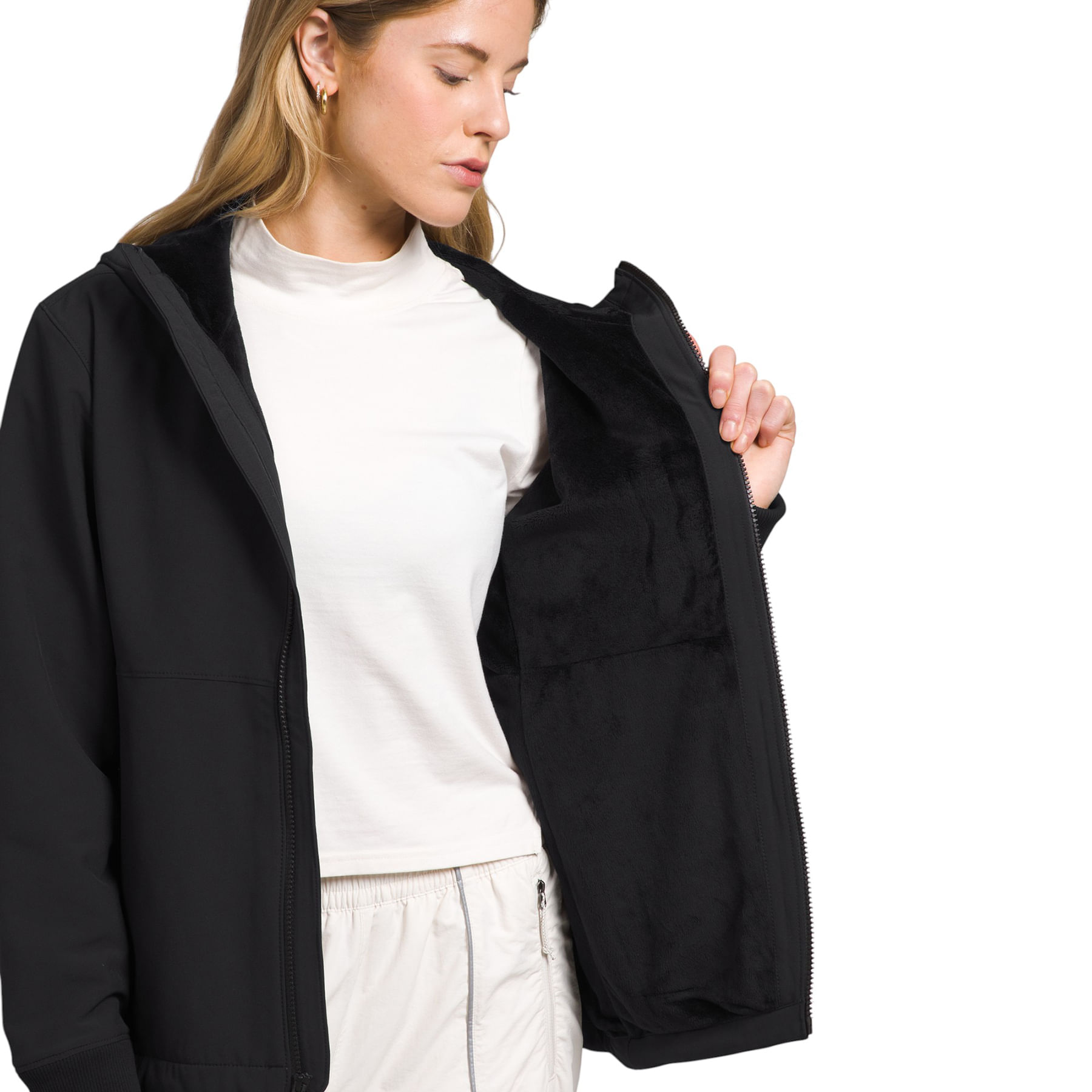 The-North-Face-Shelbe-Raschel-Hoodie---Women-s-TNF-Black---NPF